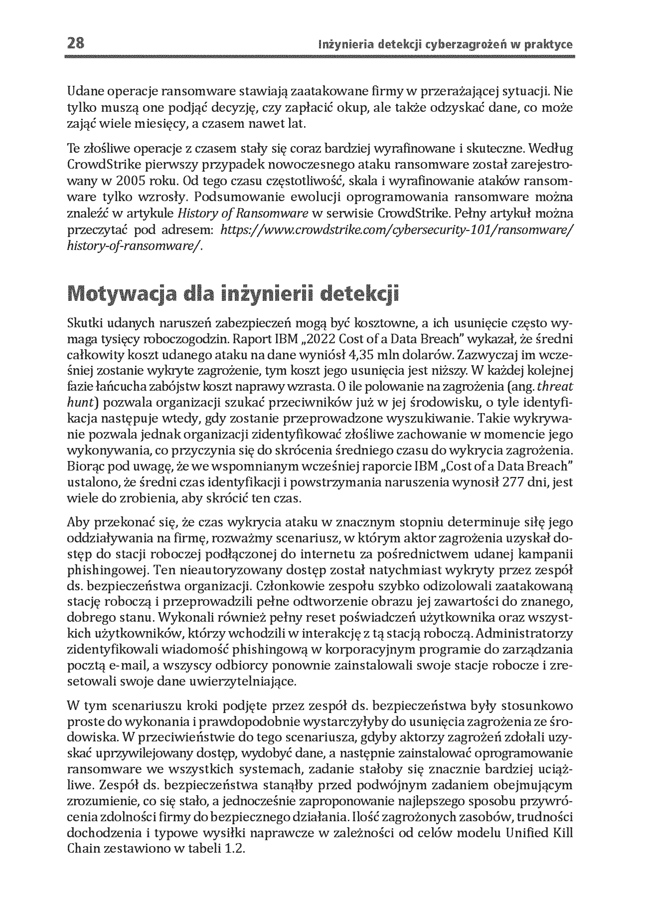 Fragment „Inżynieria detekcji cyberzagrożeń w praktyce. Planowanie, tworzenie i walidacja mechanizmów wykrywania zagrożeń” — strona 18 z 30