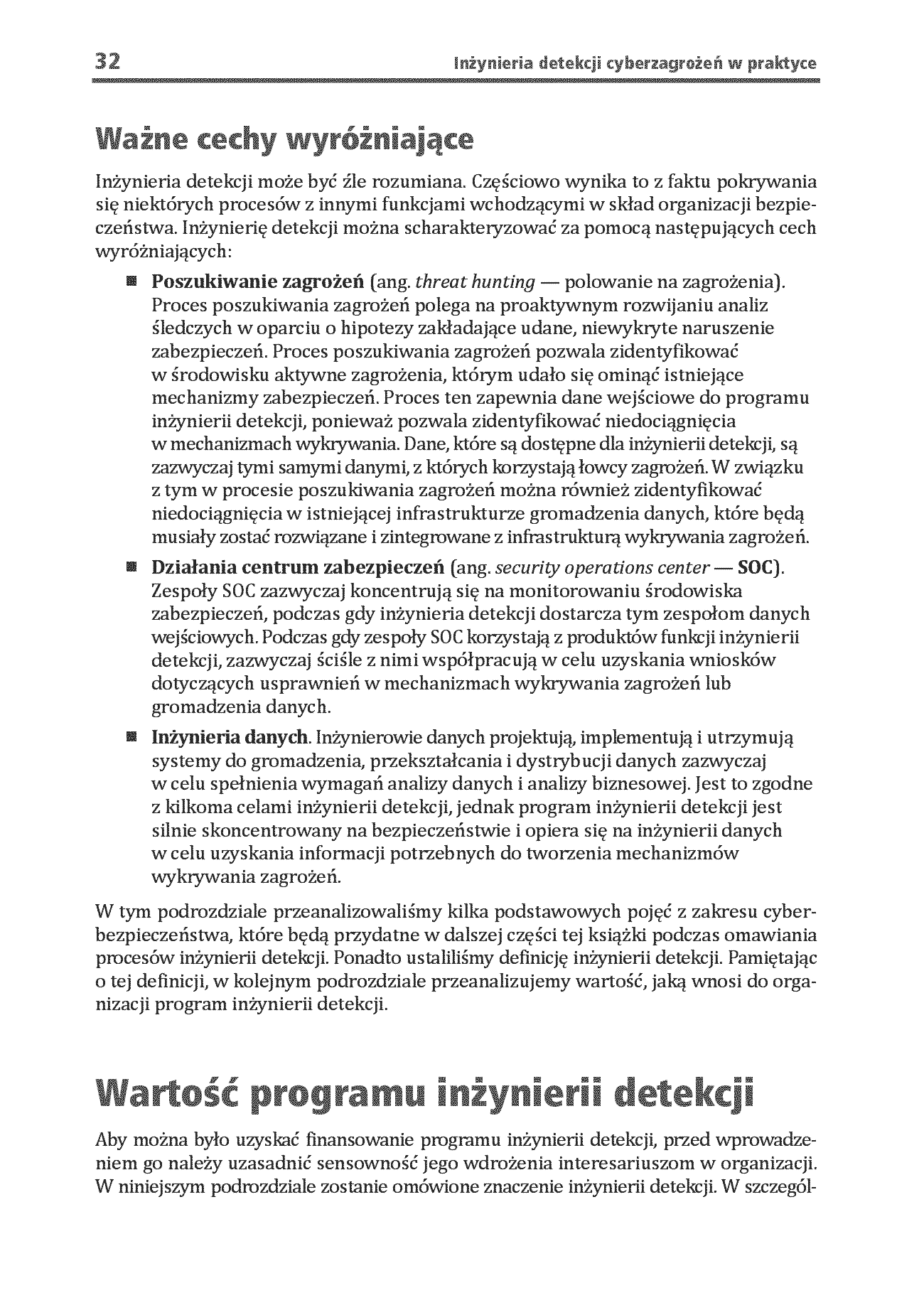 Fragment „Inżynieria detekcji cyberzagrożeń w praktyce. Planowanie, tworzenie i walidacja mechanizmów wykrywania zagrożeń” — strona 22 z 30