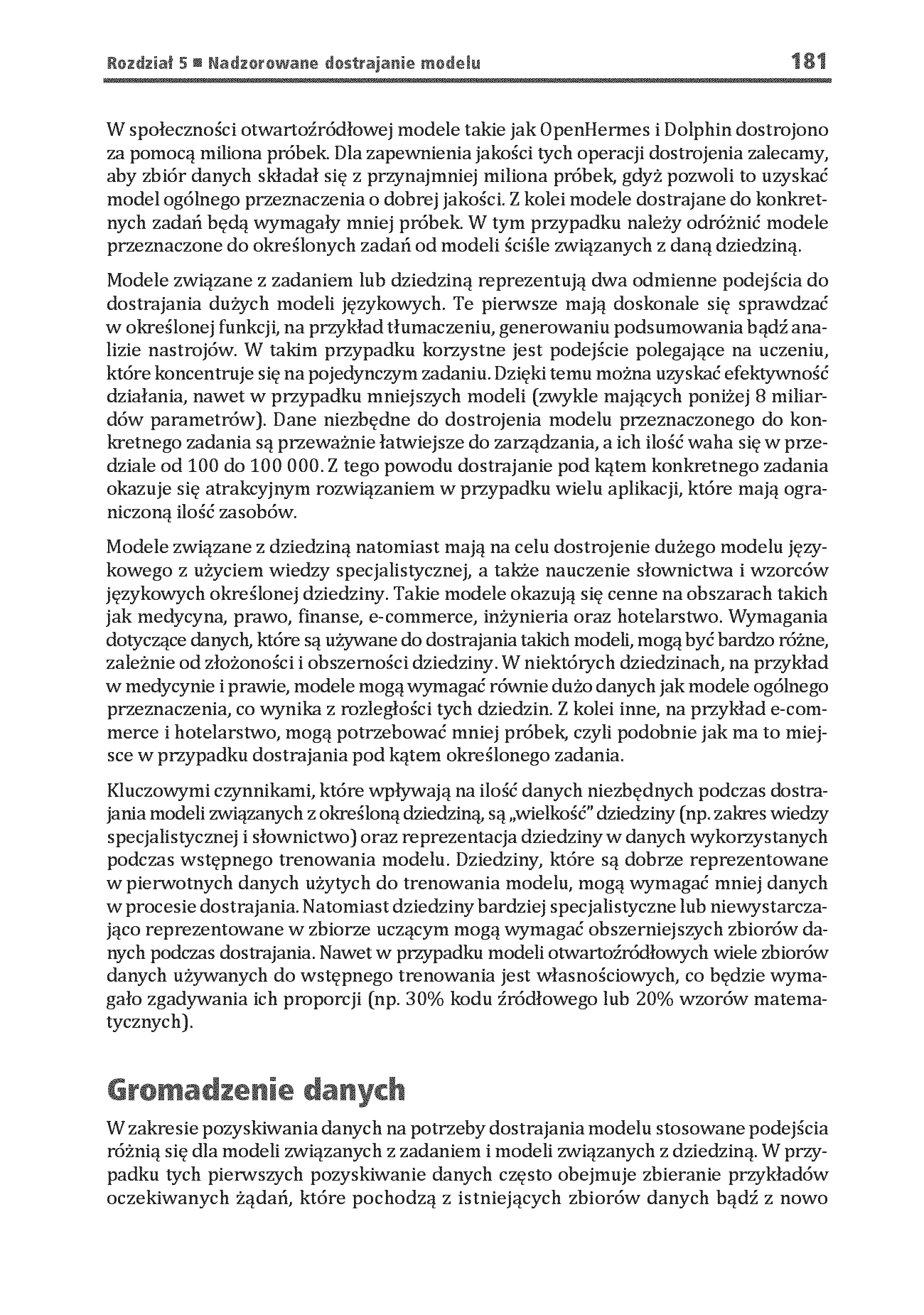 Fragment „Inżynieria dużych modeli językowych. Podręcznik projektowania, trenowania i wdrażania LLM” — strona 15 z 30