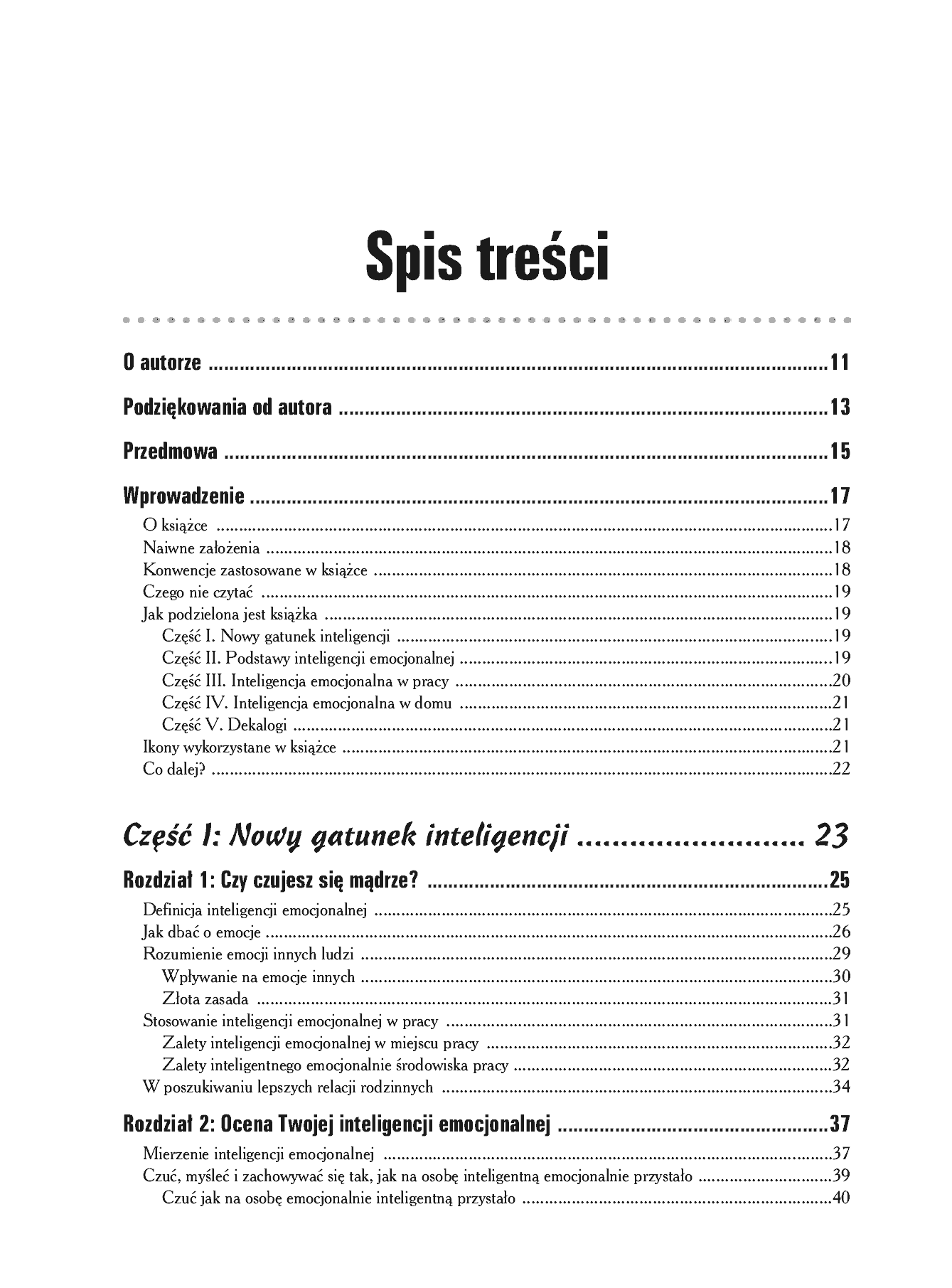 Fragment „Inteligencja emocjonalna dla bystrzaków” — strona 3 z 26