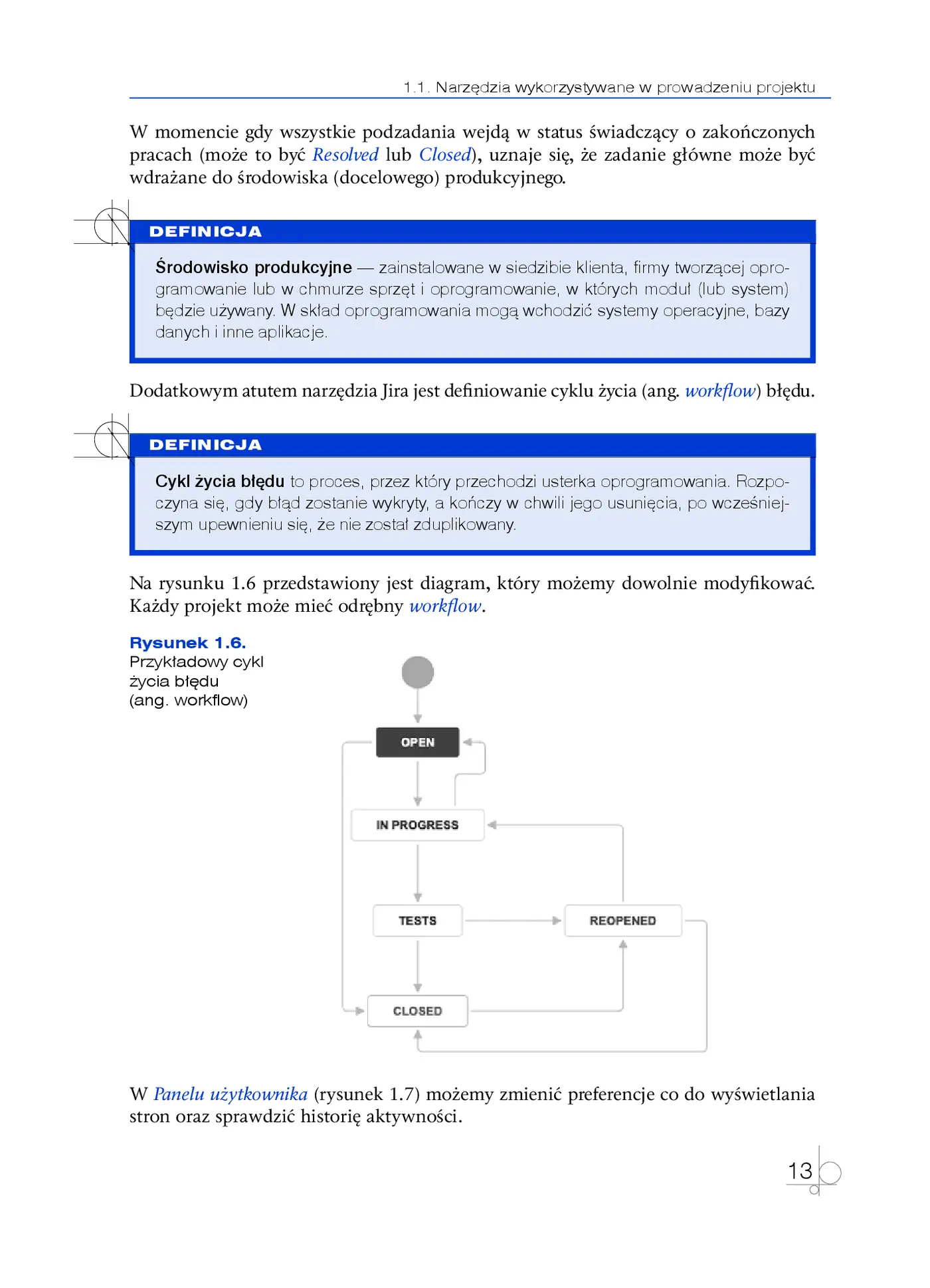 Fragment „Kwalifikacja INF.04. Projektowanie, programowanie i testowanie aplikacji. Część 1. Inżynieria programowania - projektowanie oprogramowania, testowanie i dokumentowanie aplikacji. Podręcznik do nauki zawodu technik programista” — strona 11 z 30