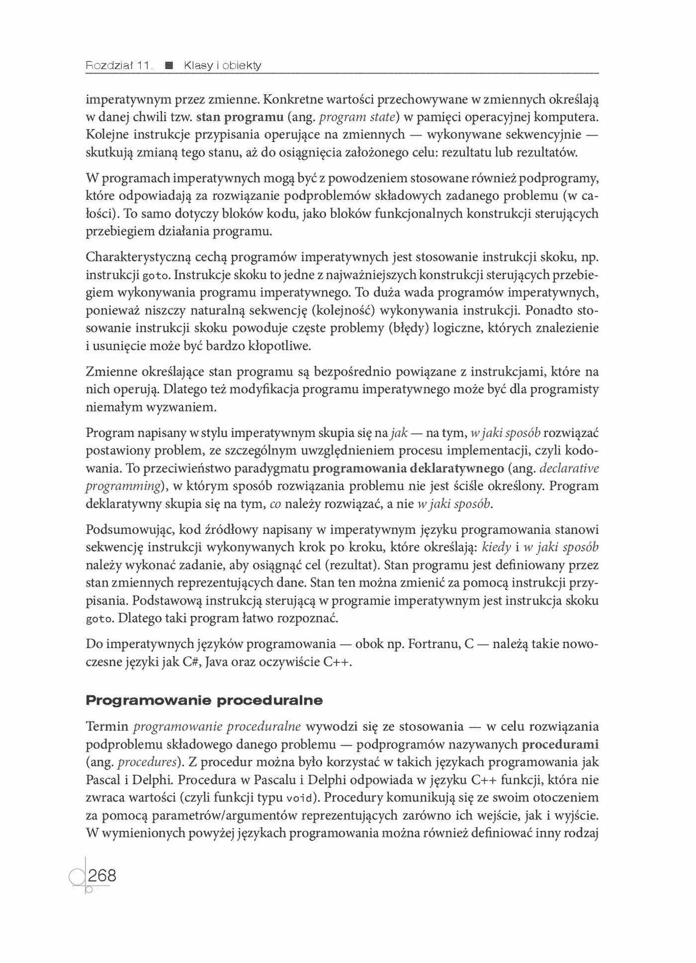 Fragment „Kwalifikacja INF.04. Projektowanie, programowanie i testowanie aplikacji. Część 2. Programowanie obiektowe. Podręcznik do nauki zawodu technik programista” — strona 10 z 30