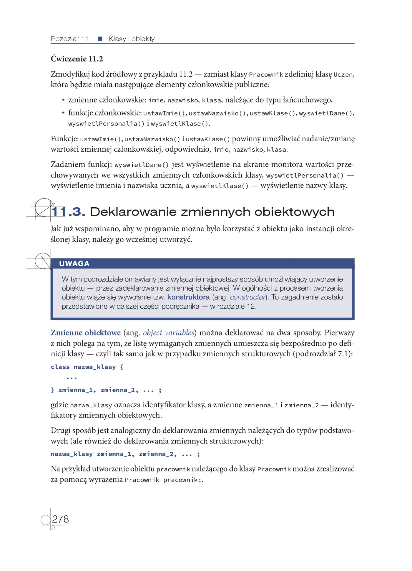 Fragment „Kwalifikacja INF.04. Projektowanie, programowanie i testowanie aplikacji. Część 2. Programowanie obiektowe. Podręcznik do nauki zawodu technik programista” — strona 20 z 30