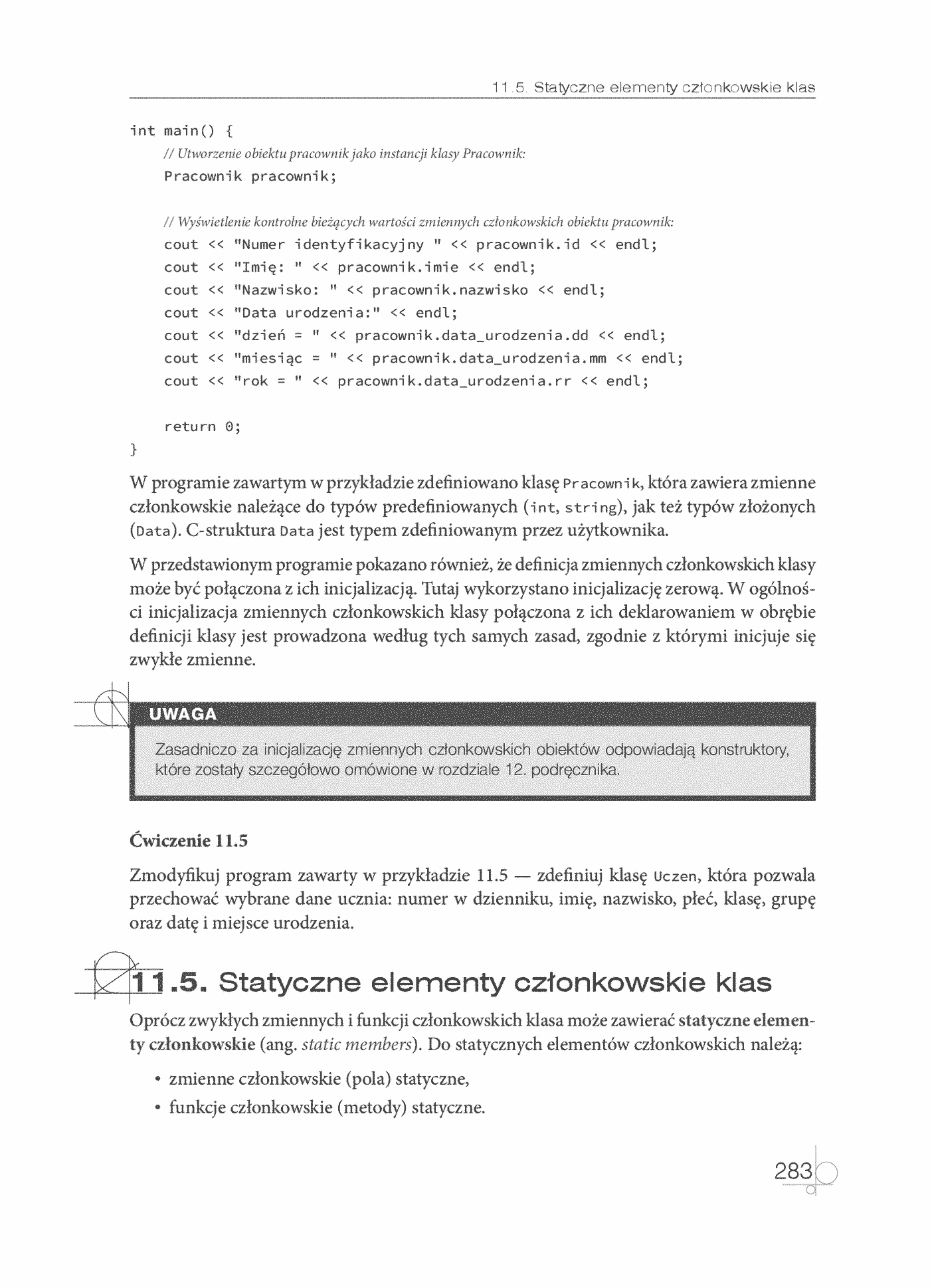 Fragment „Kwalifikacja INF.04. Projektowanie, programowanie i testowanie aplikacji. Część 2. Programowanie obiektowe. Podręcznik do nauki zawodu technik programista” — strona 25 z 30