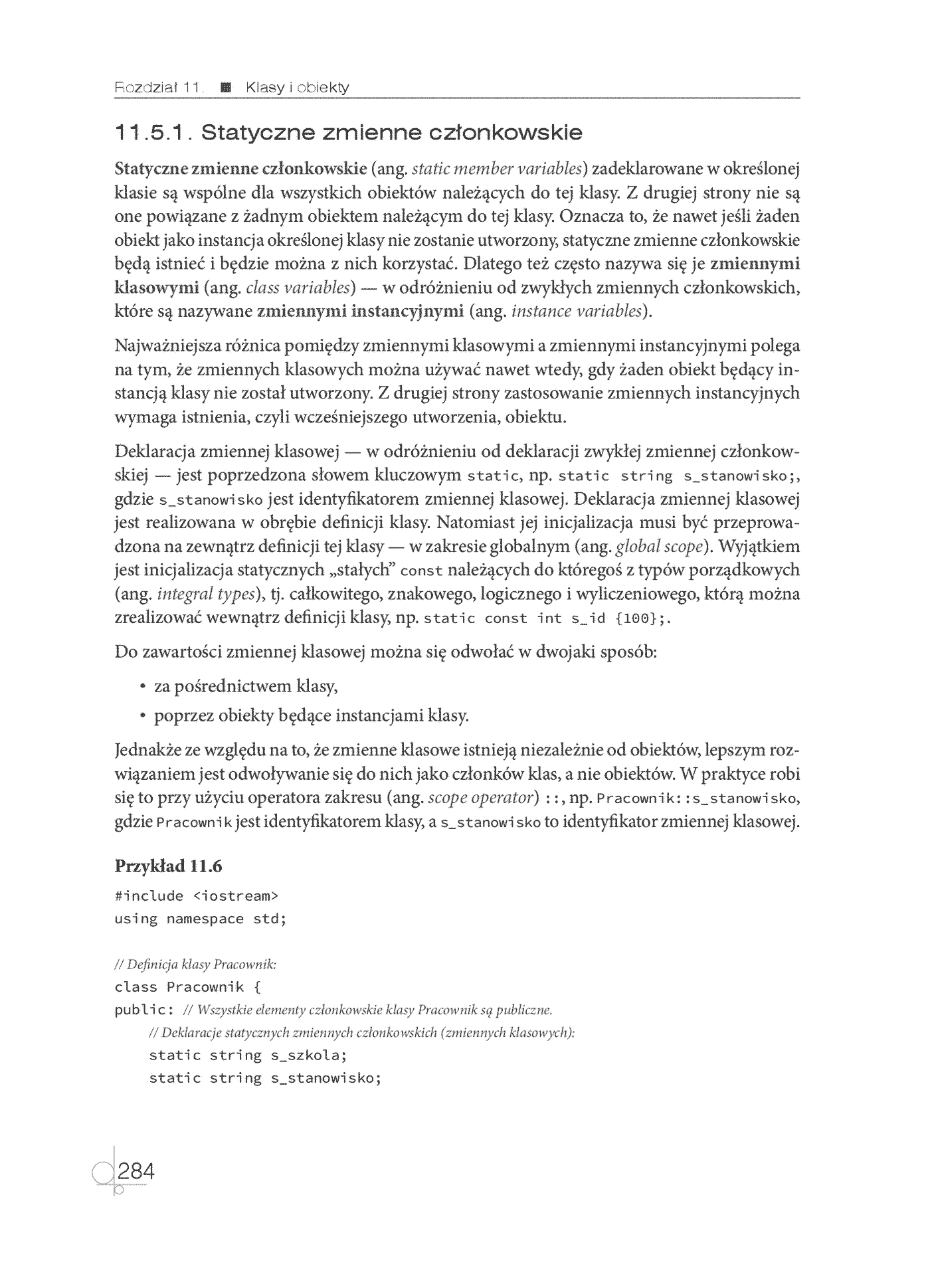 Fragment „Kwalifikacja INF.04. Projektowanie, programowanie i testowanie aplikacji. Część 2. Programowanie obiektowe. Podręcznik do nauki zawodu technik programista” — strona 26 z 30