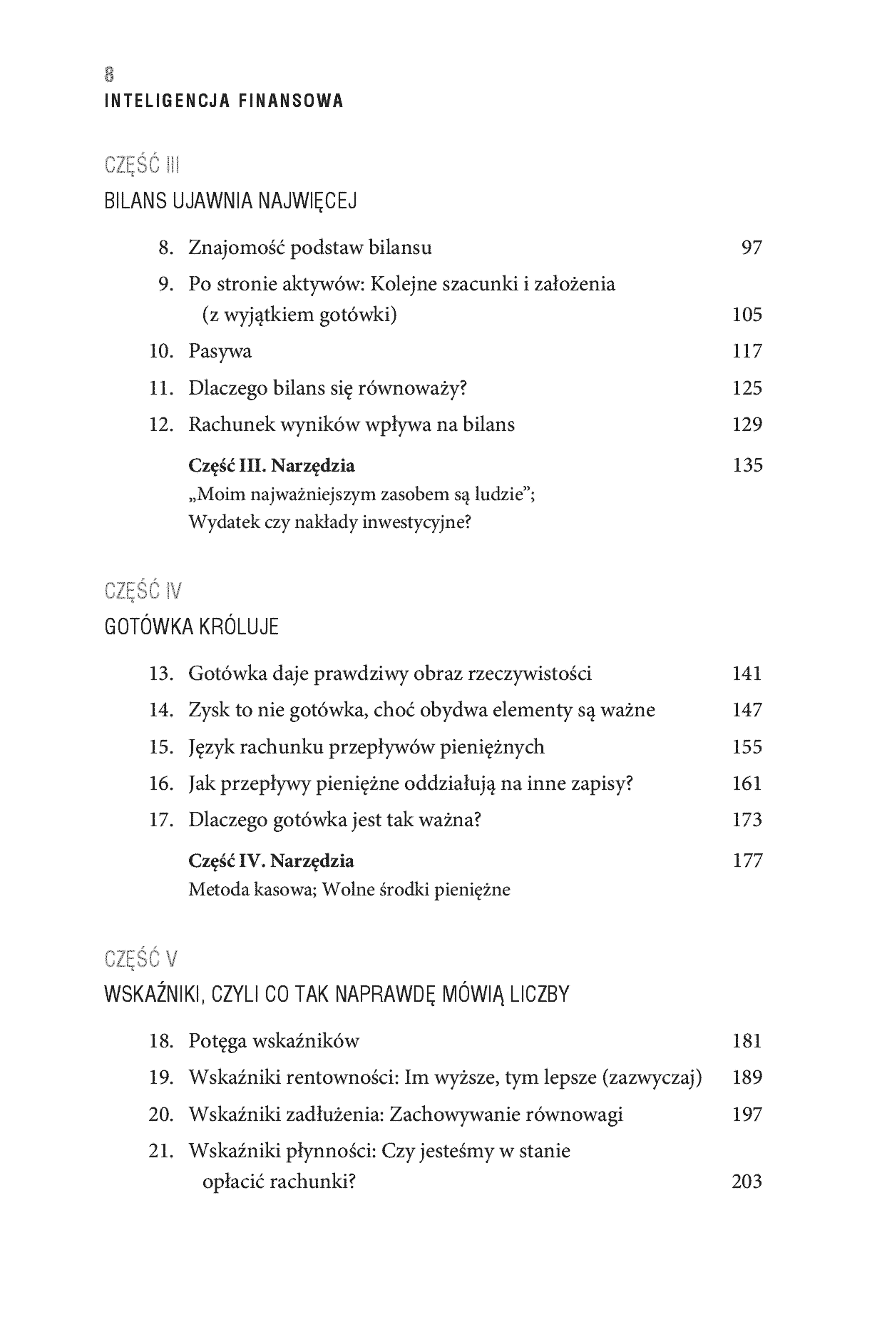Fragment „Inteligencja finansowa. Co przedsiębiorca musi wiedzieć o liczbach” — strona 4 z 18