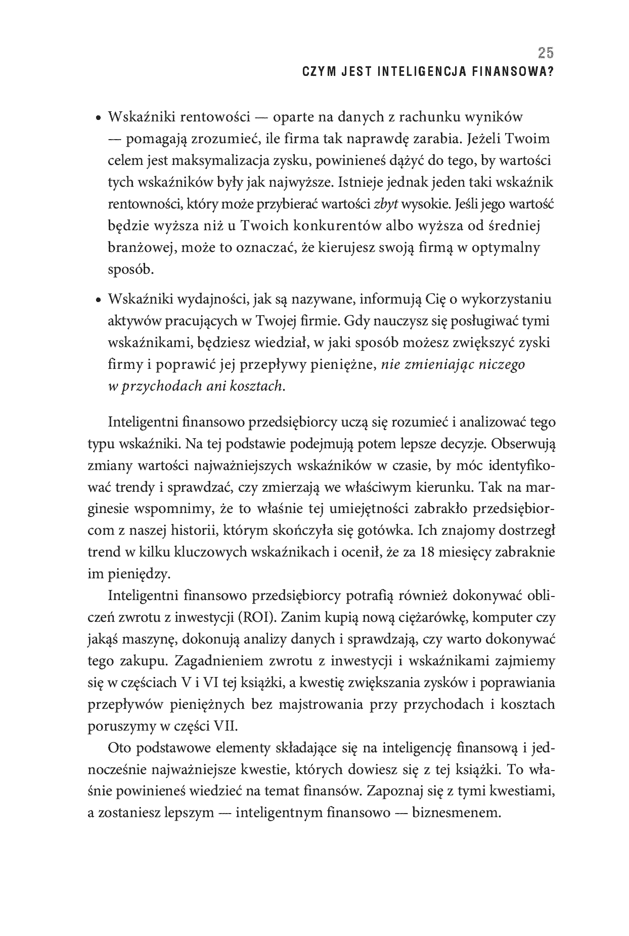 Fragment „Inteligencja finansowa. Co przedsiębiorca musi wiedzieć o liczbach” — strona 13 z 18