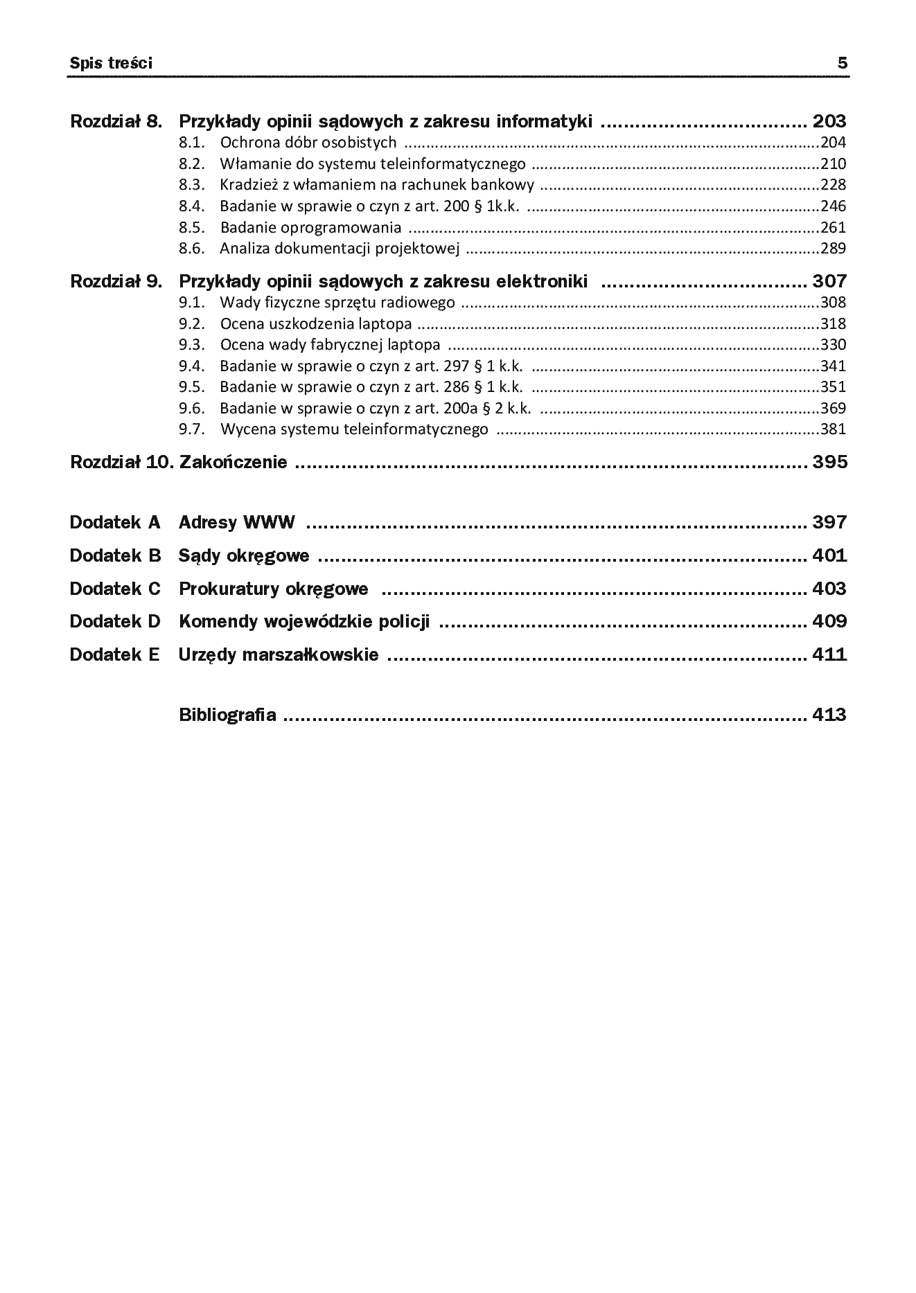 Fragment „Informatyka sądowa w praktyce” — strona 5 z 30