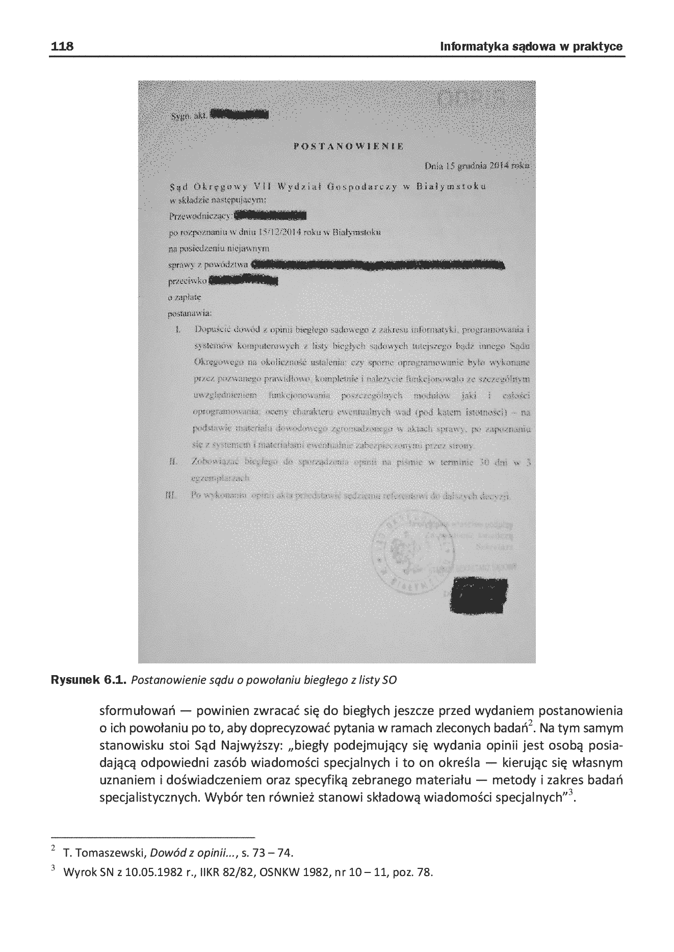 Fragment „Informatyka sądowa w praktyce” — strona 8 z 30