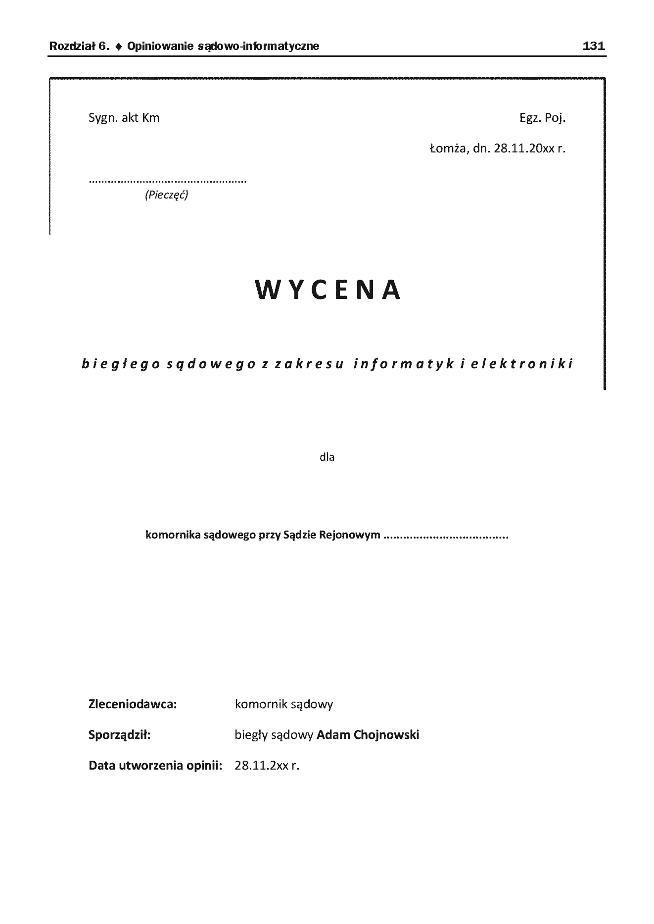 Fragment „Informatyka sądowa w praktyce” — strona 21 z 30