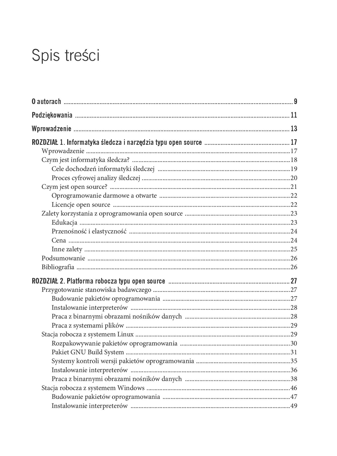 Fragment „Informatyka śledcza. Przewodnik po narzędziach open source” — strona 3 z 30