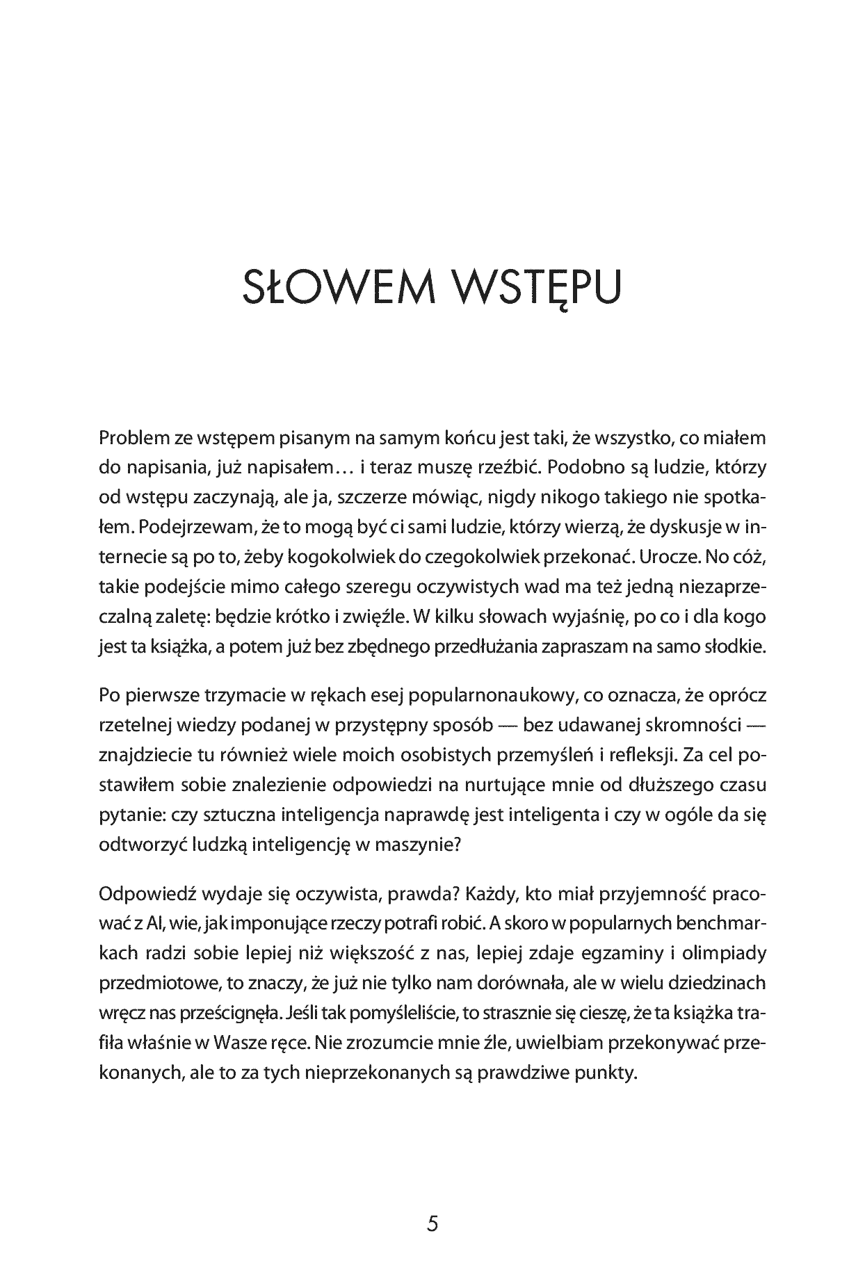 Fragment „Inteligentny inaczej. Czy AI naprawdę myśli, czy tylko doskonale udaje?” — strona 5 z 26