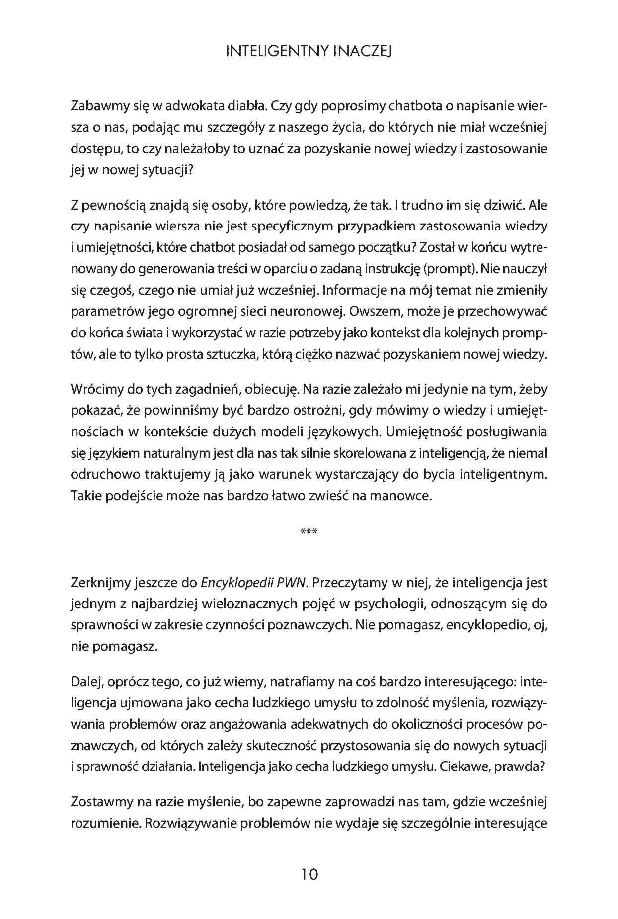 Fragment „Inteligentny inaczej. Czy AI naprawdę myśli, czy tylko doskonale udaje?” — strona 10 z 26