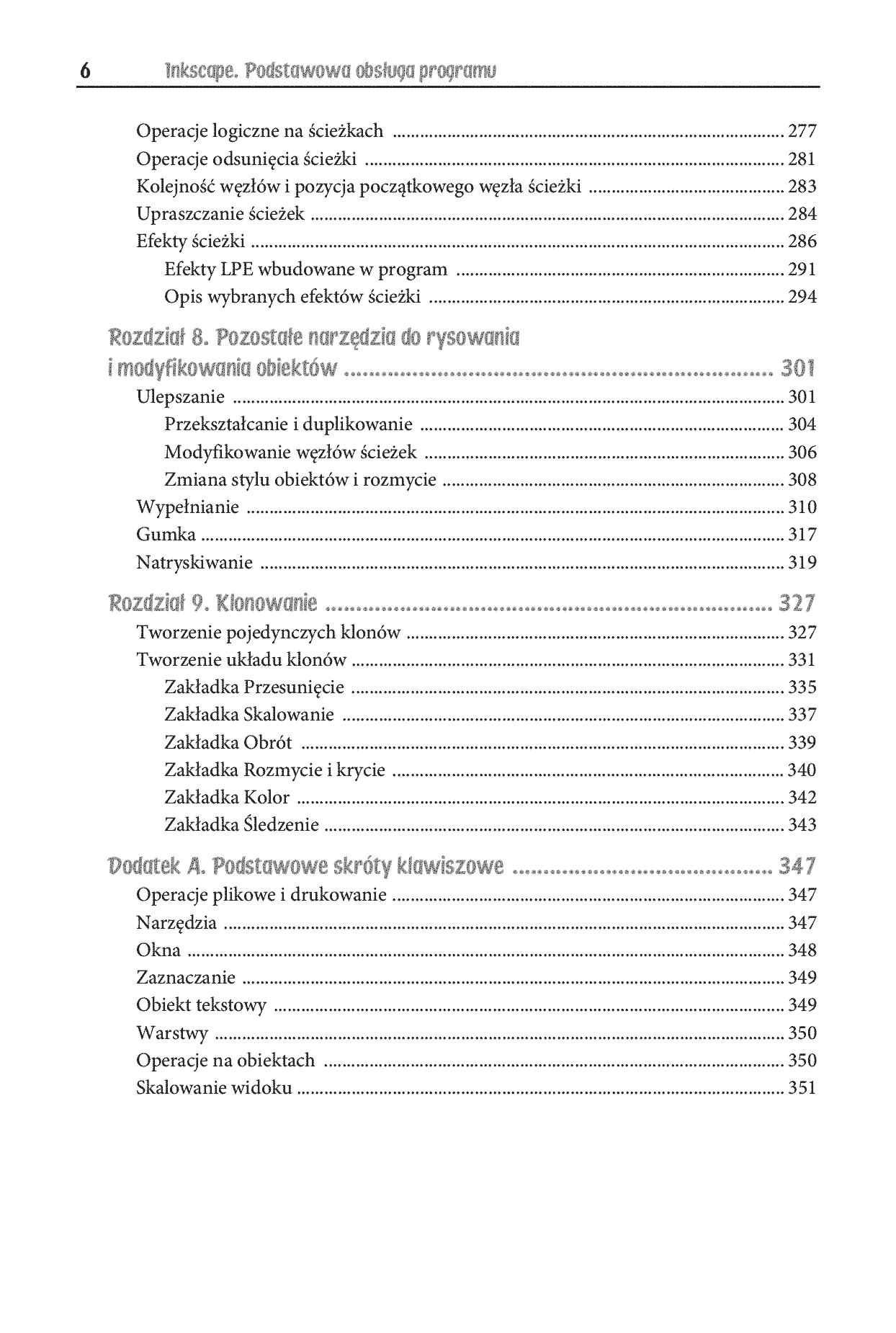 Fragment „Inkscape. Podstawowa obsługa programu. wydanie II rozszerzone i uzupełnione” — strona 6 z 16