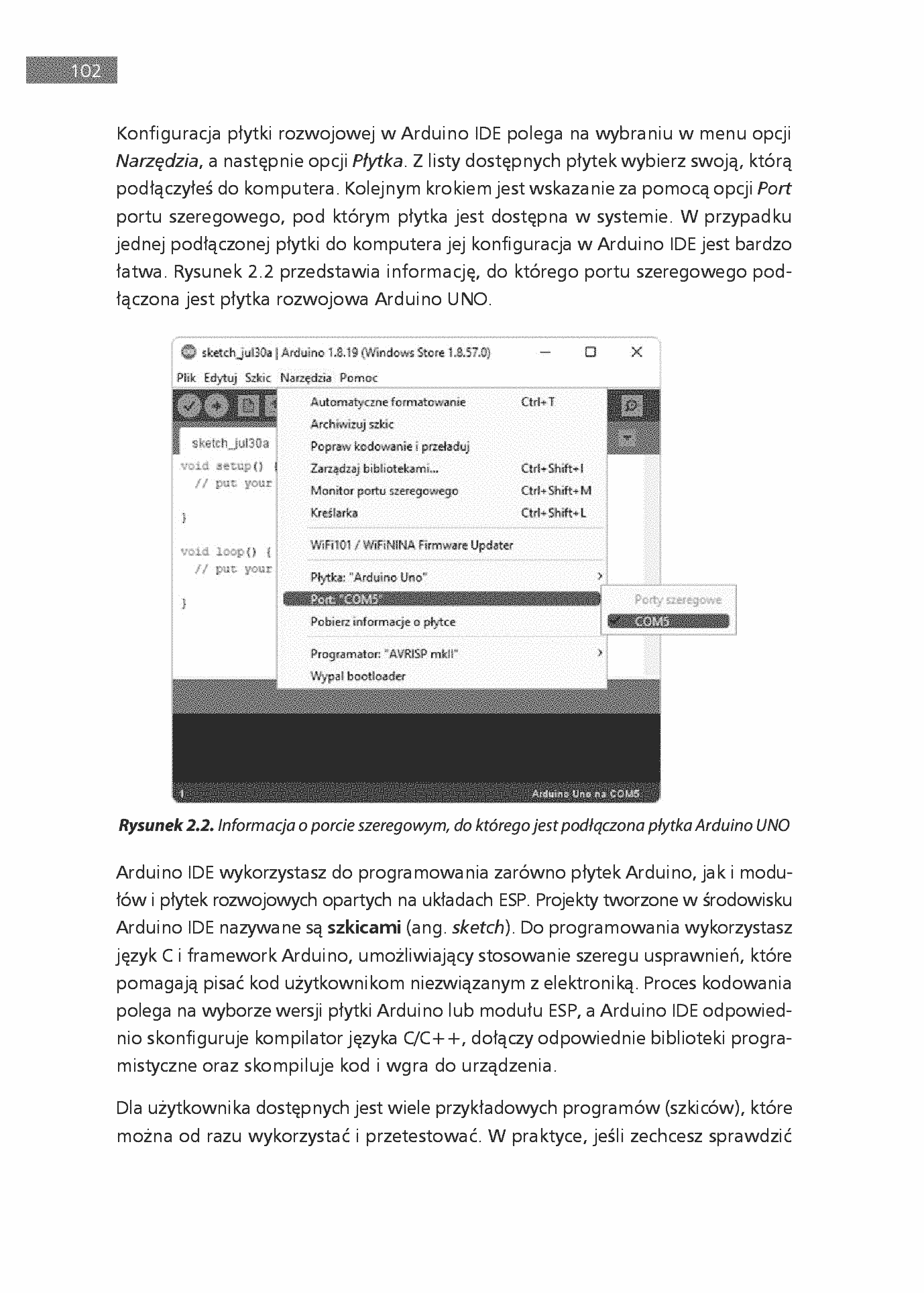 Fragment „Internet rzeczy. Podstawy programowania aplikacji i serwerów sieciowych w językach C/C++, MicroPython i Lua na urządzeniach IoT ESP8266, ESP32 i Arduino” — strona 10 z 24