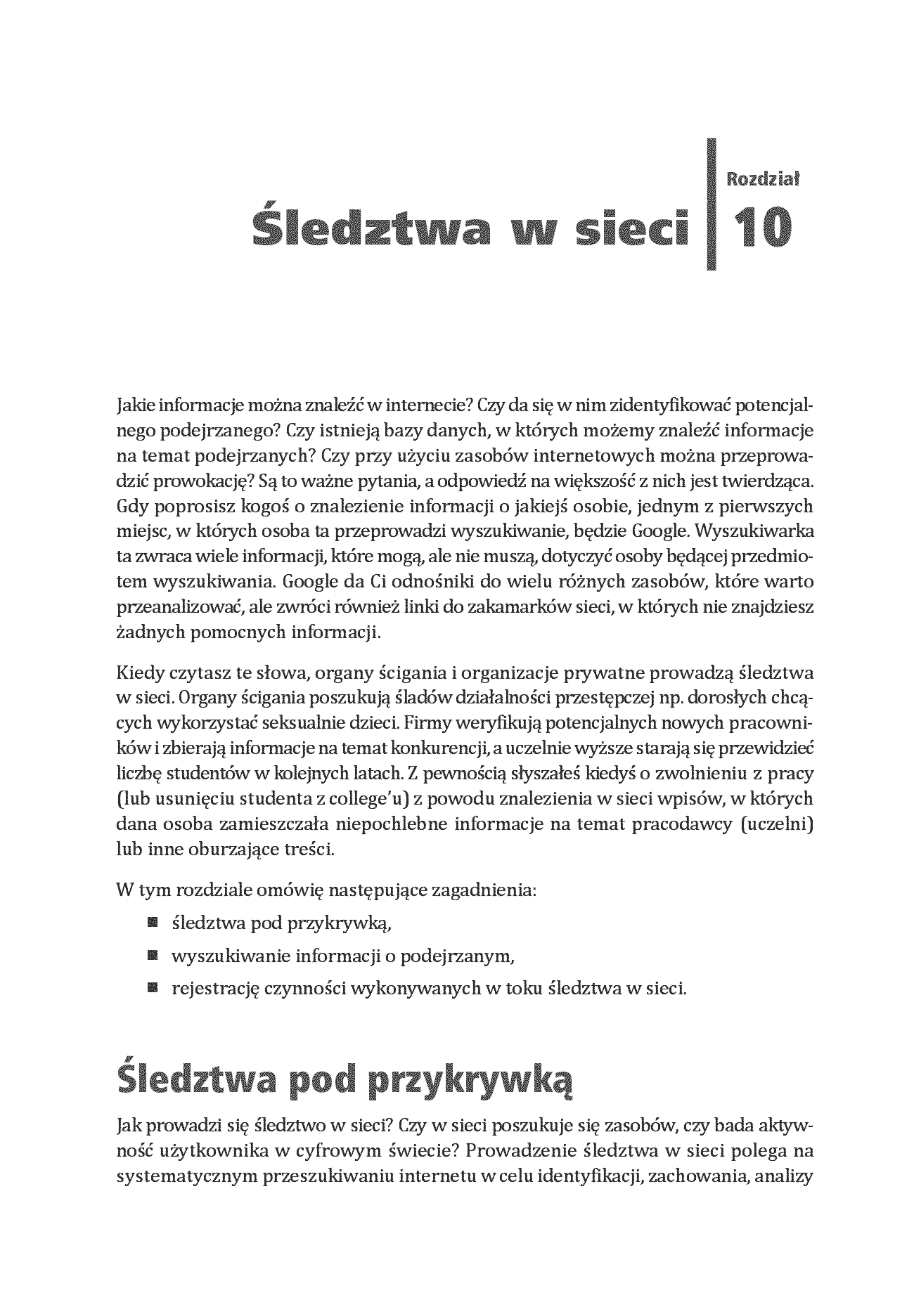 Fragment „Informatyka śledcza. Gromadzenie, analiza i zabezpieczanie dowodów elektronicznych dla początkujących. Wydanie II” — strona 11 z 30