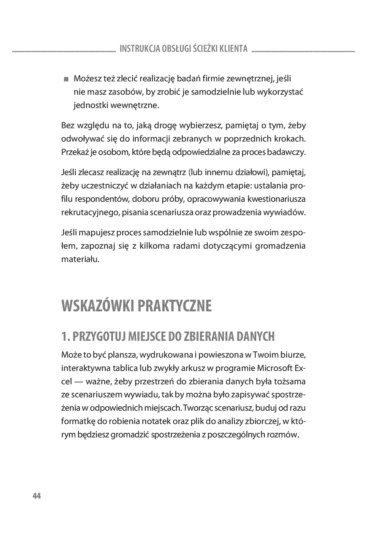 Fragment „Instrukcja obsługi ścieżki klienta, czyli praktyczny przewodnik po Customer Journey Maps” — strona 8 z 28