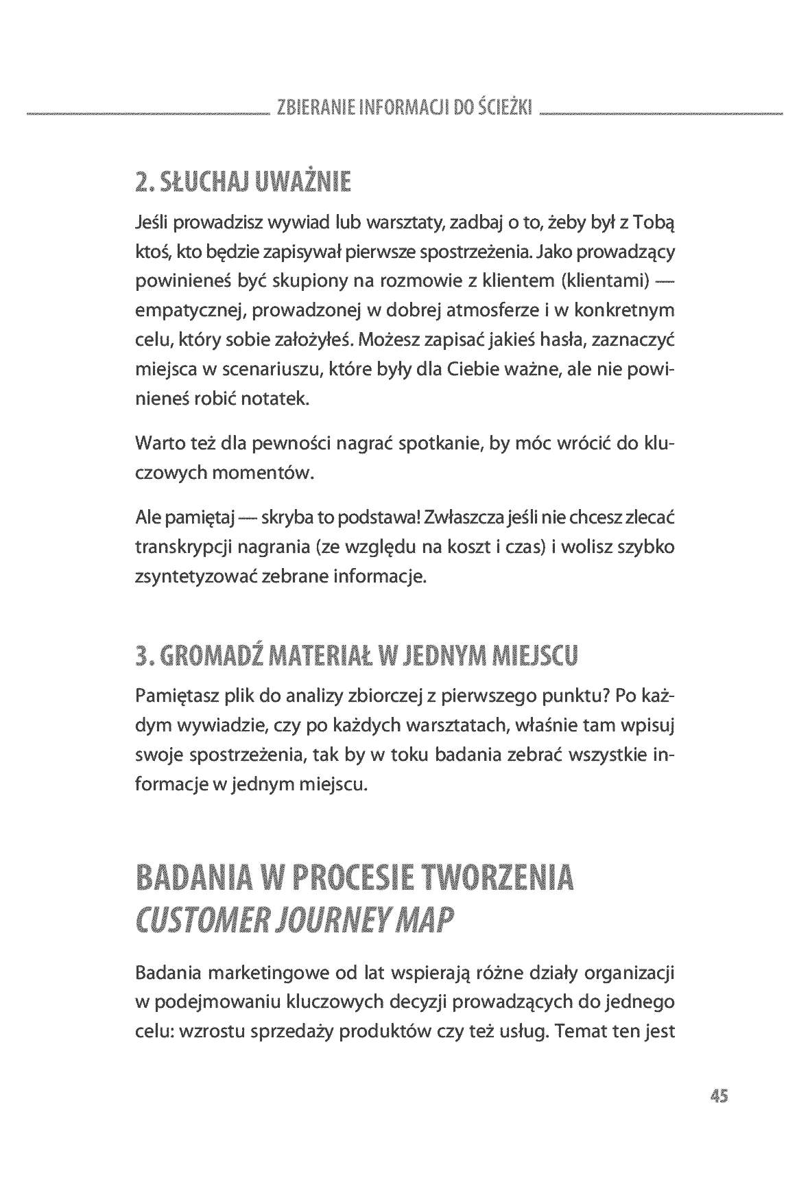 Fragment „Instrukcja obsługi ścieżki klienta, czyli praktyczny przewodnik po Customer Journey Maps” — strona 9 z 28