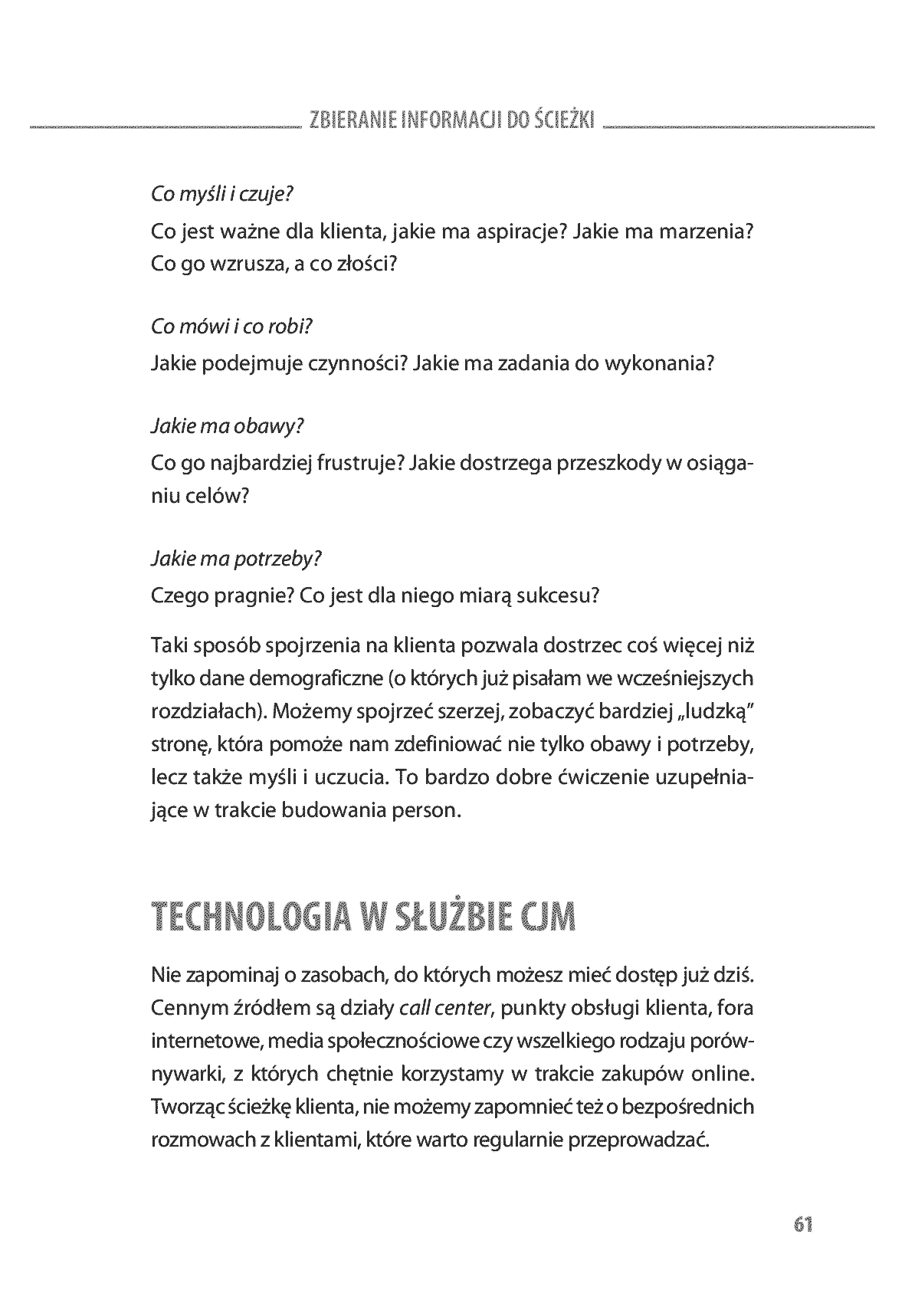 Fragment „Instrukcja obsługi ścieżki klienta, czyli praktyczny przewodnik po Customer Journey Maps” — strona 25 z 28