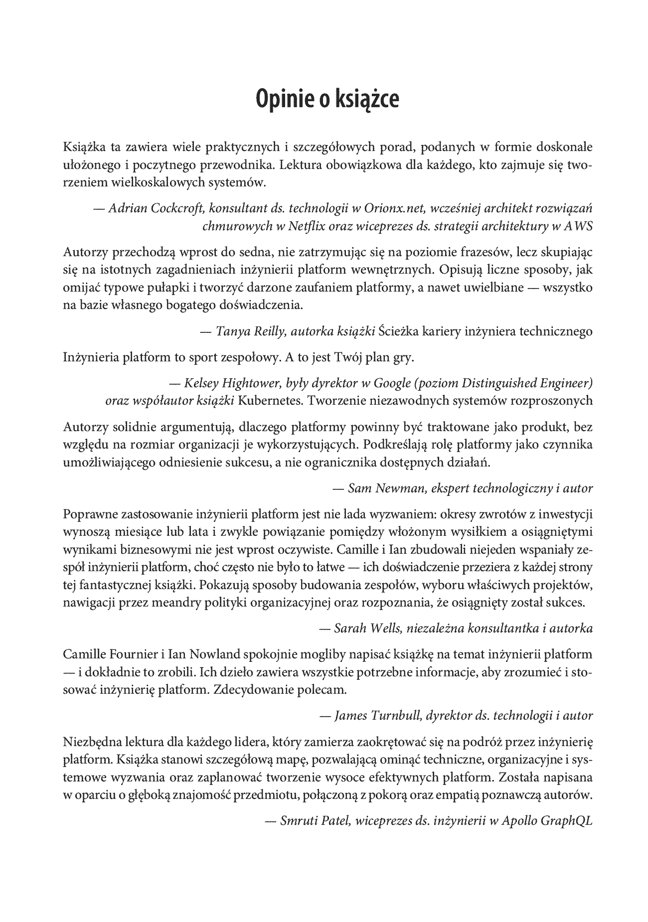 Fragment „Inżynieria platform dla nowoczesnych liderów. Skuteczne zarządzanie systemami i zespołami” — strona 3 z 30