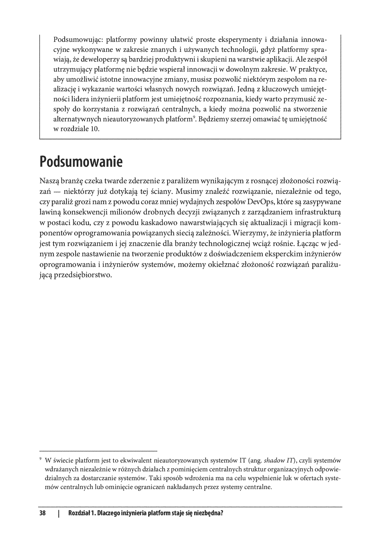 Fragment „Inżynieria platform dla nowoczesnych liderów. Skuteczne zarządzanie systemami i zespołami” — strona 30 z 30