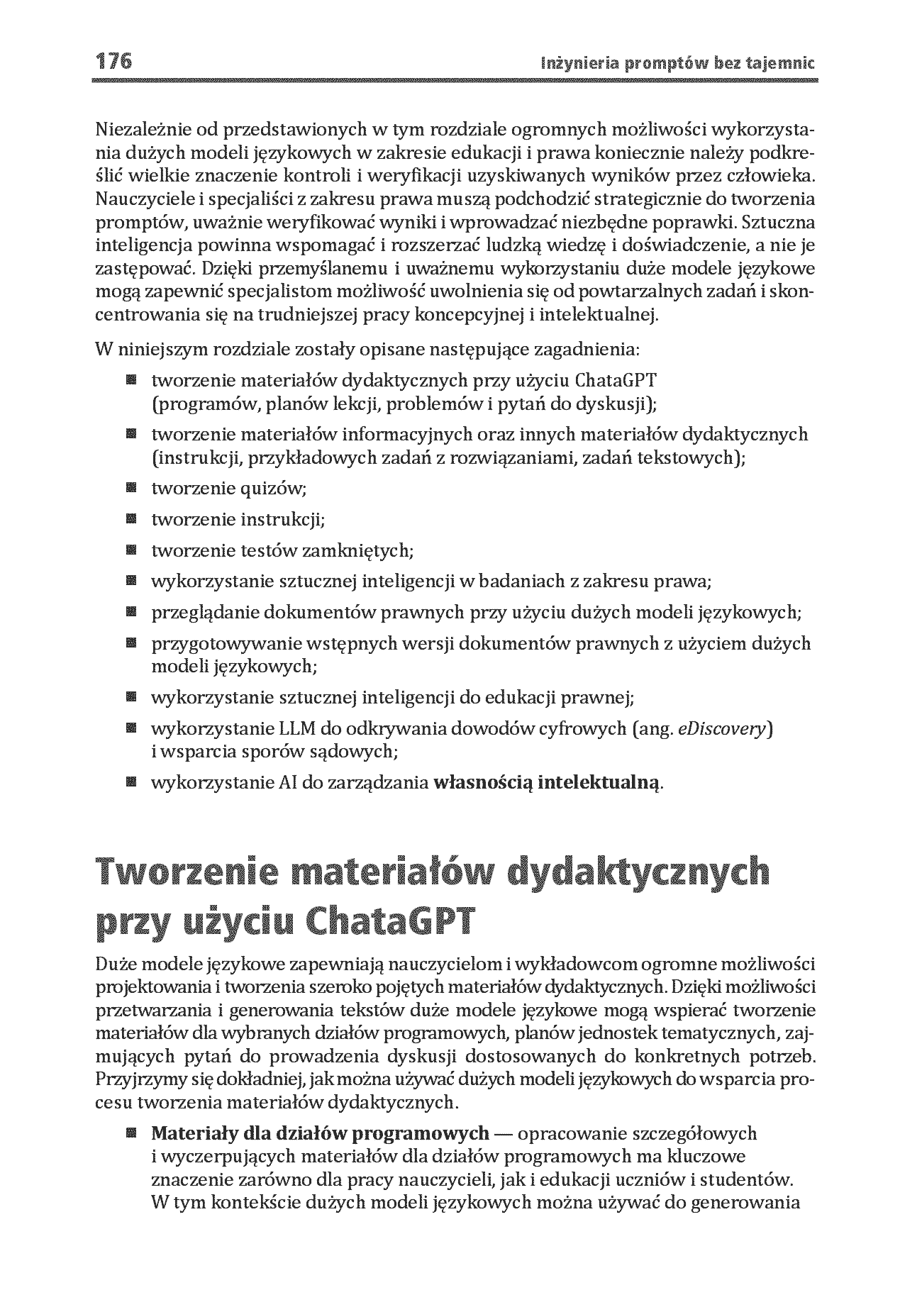 Fragment „Inżynieria promptów bez tajemnic. Sztuka kreatywnego generowania tekstów” — strona 10 z 30