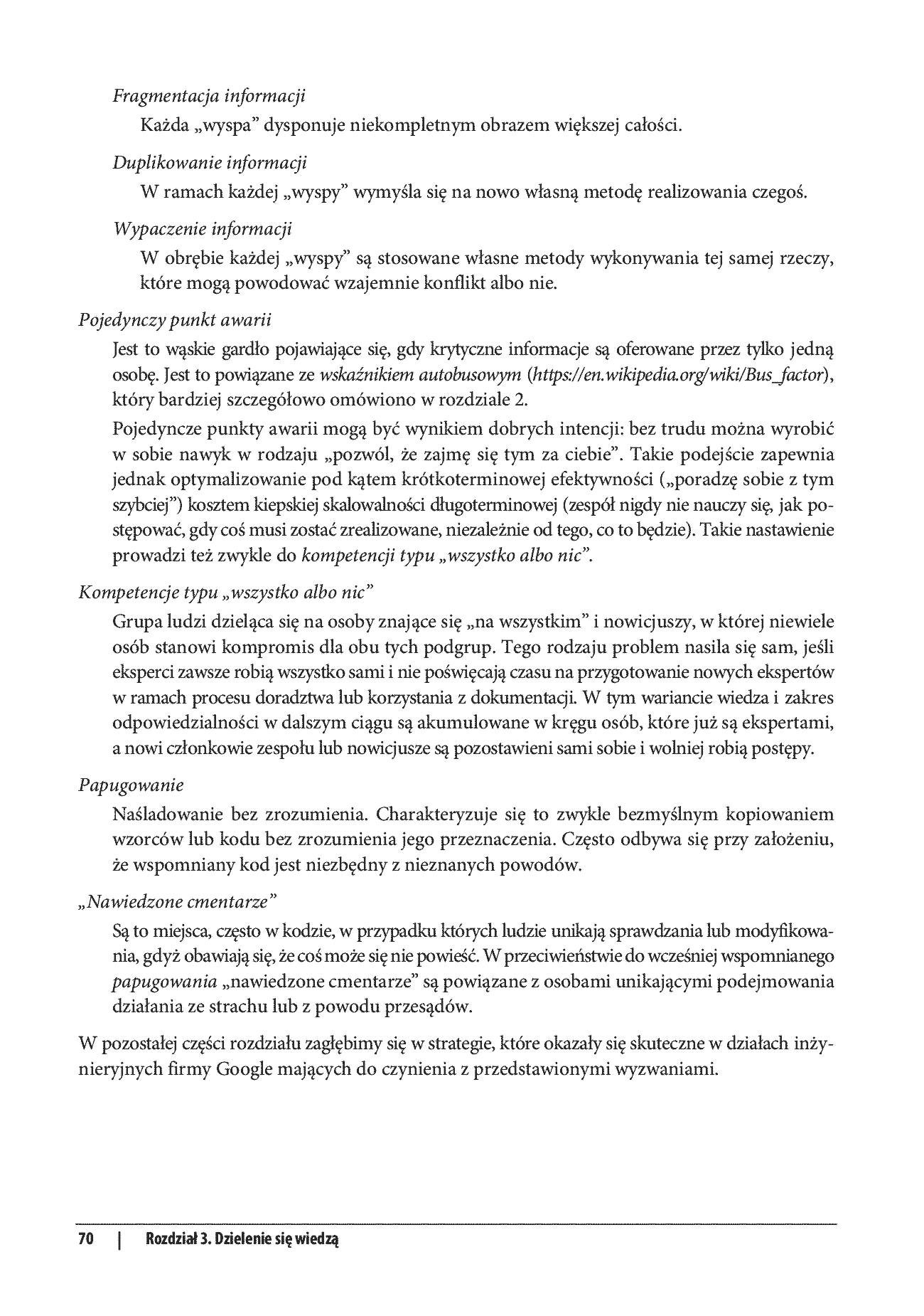 Fragment „Inżynieria oprogramowania według Google. Czego warto się nauczyć o tworzeniu oprogramowania” — strona 18 z 30