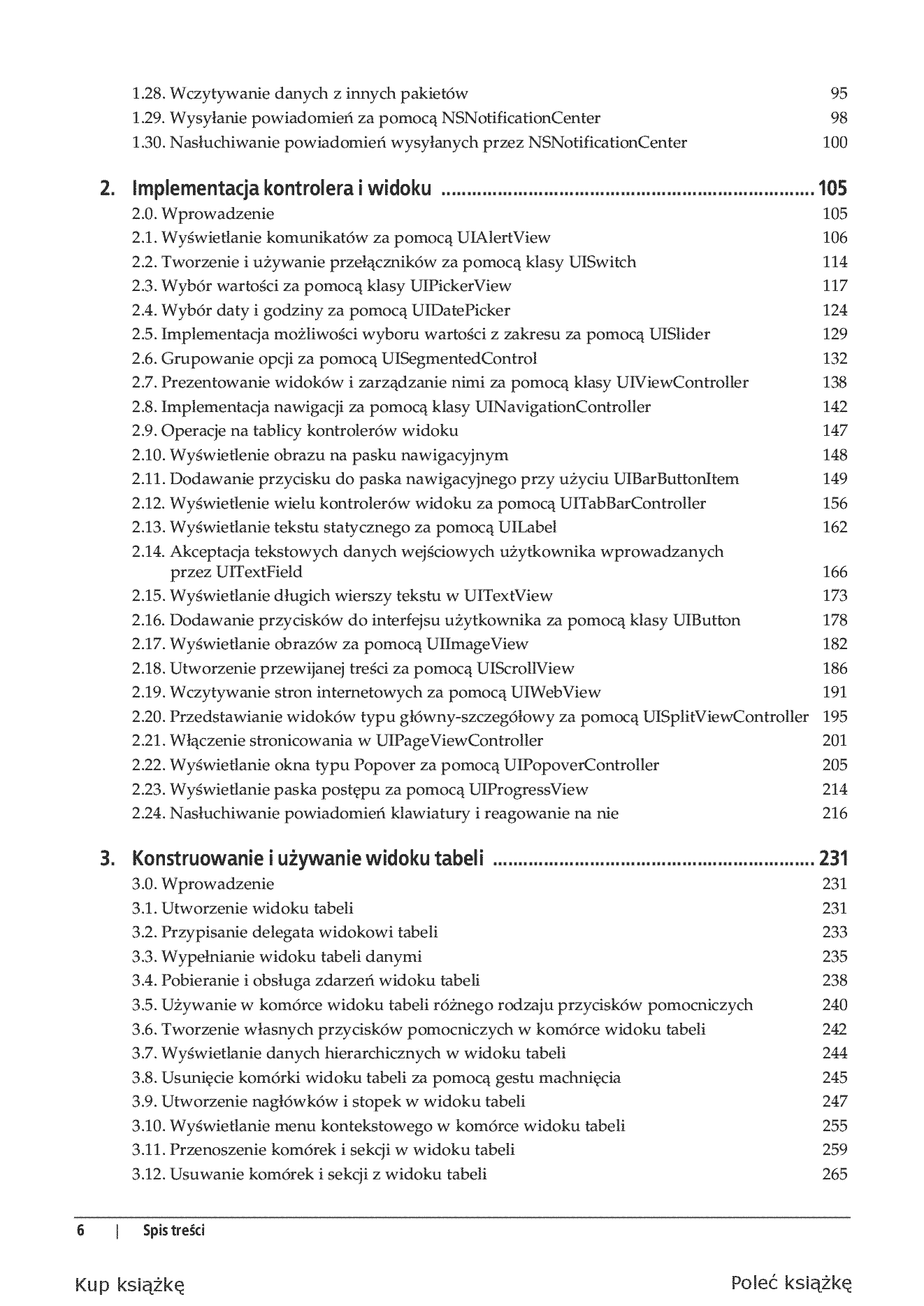 Fragment „iOS 5. Programowanie. Receptury” — strona 4 z 30