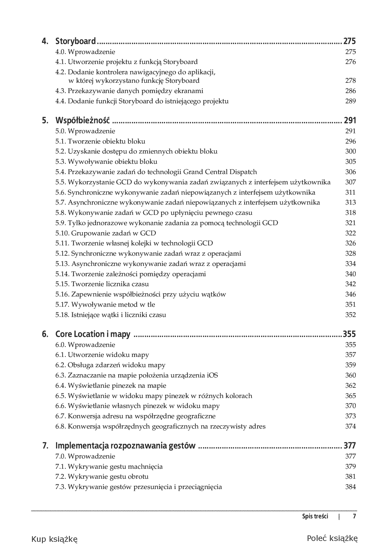 Fragment „iOS 5. Programowanie. Receptury” — strona 5 z 30