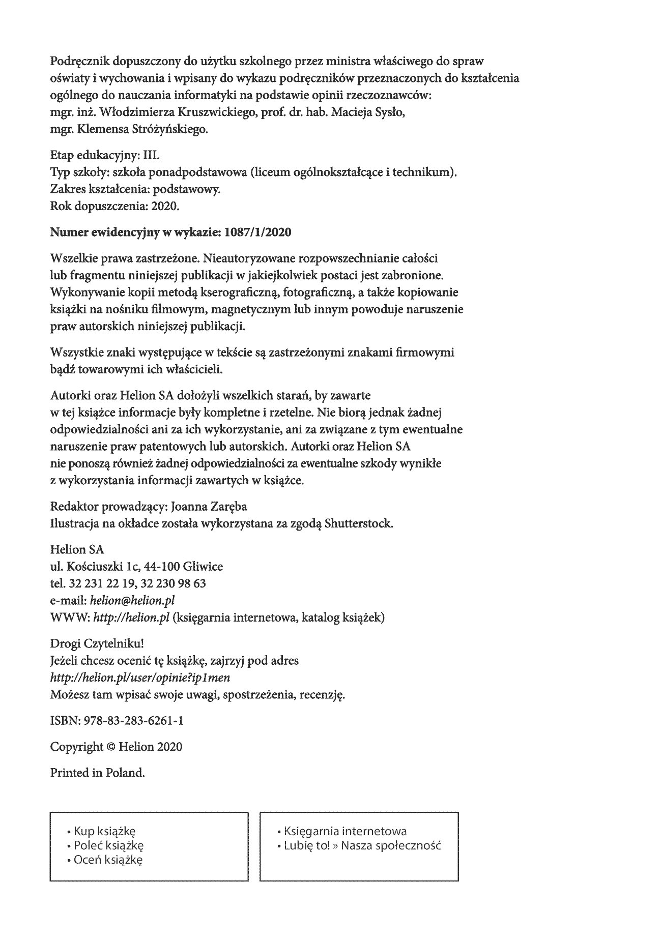 Fragment „Informatyka Europejczyka. Podręcznik dla szkół ponadpodstawowych. Zakres podstawowy. Część 1” — strona 2 z 30
