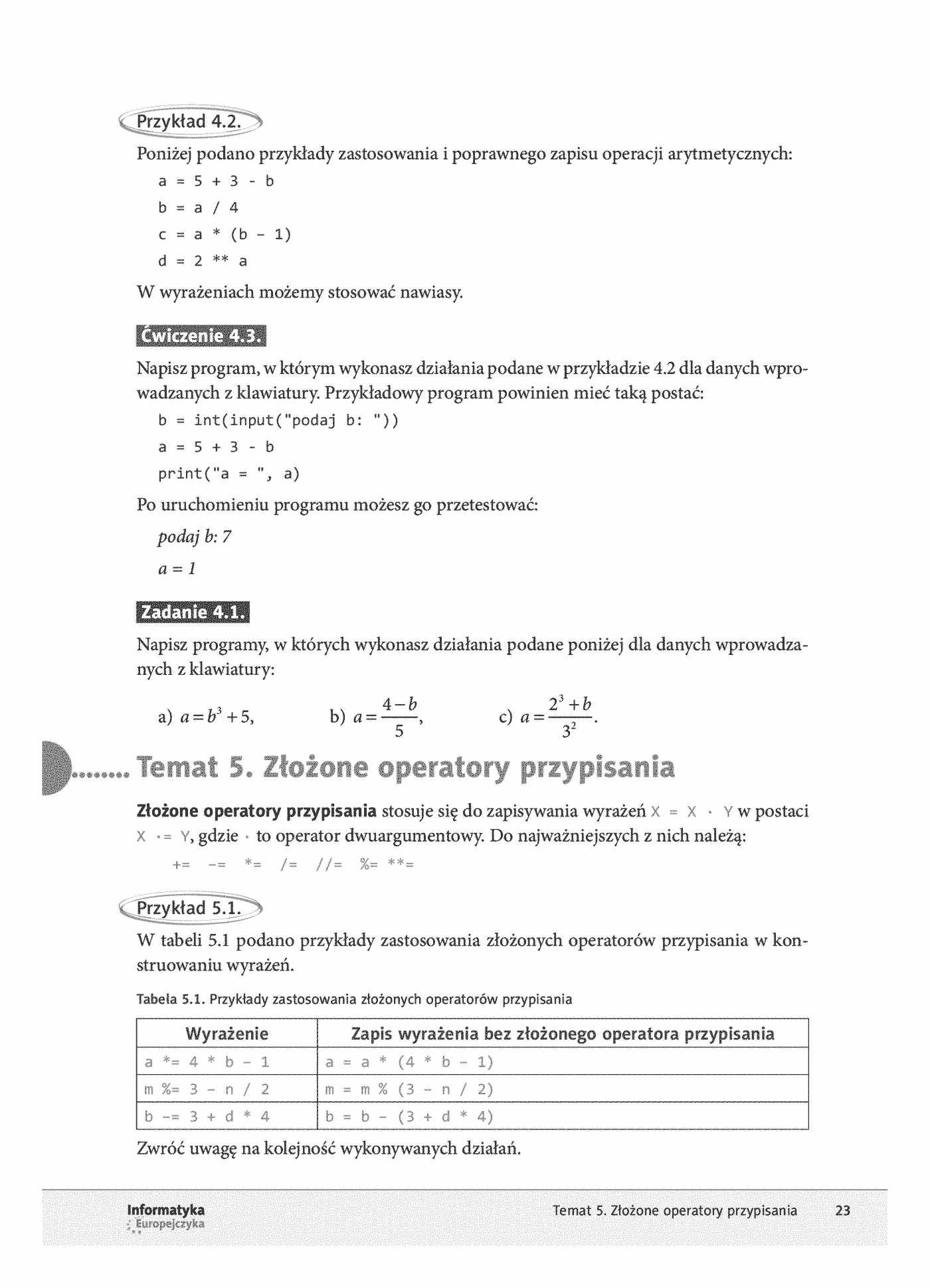 Fragment „Informatyka Europejczyka. Podręcznik dla szkół ponadpodstawowych. Zakres podstawowy. Część 1” — strona 23 z 30