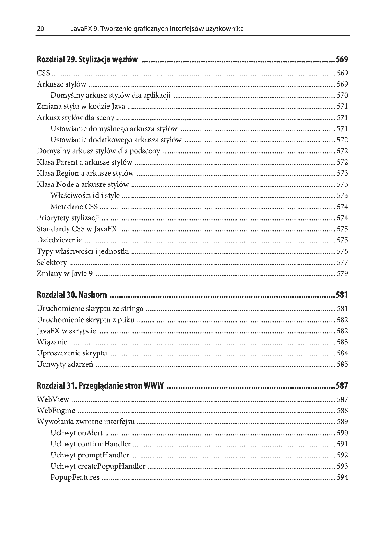 Fragment „JavaFX 9. Tworzenie graficznych interfejsów użytkownika” — strona 20 z 30
