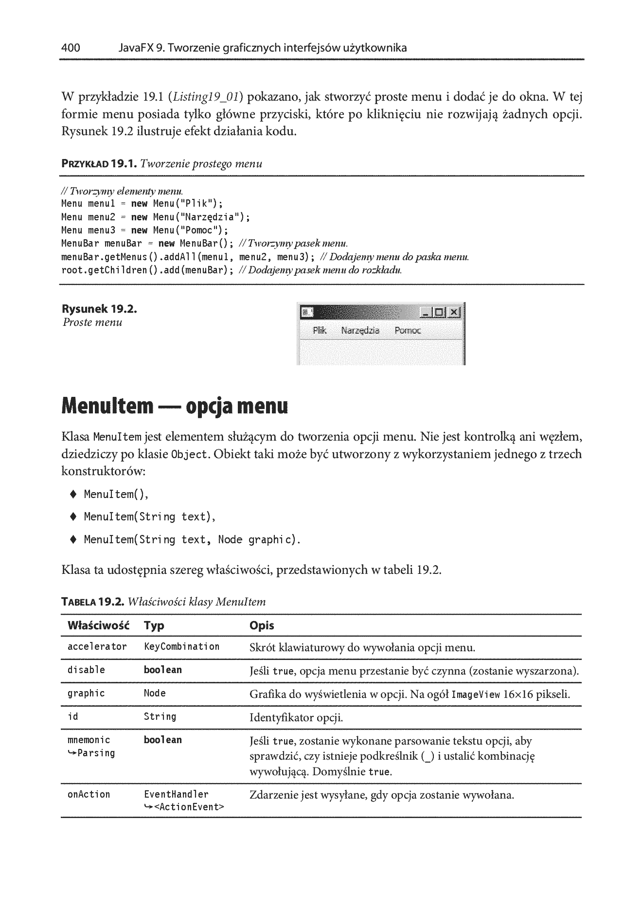 Fragment „JavaFX 9. Tworzenie graficznych interfejsów użytkownika” — strona 26 z 30