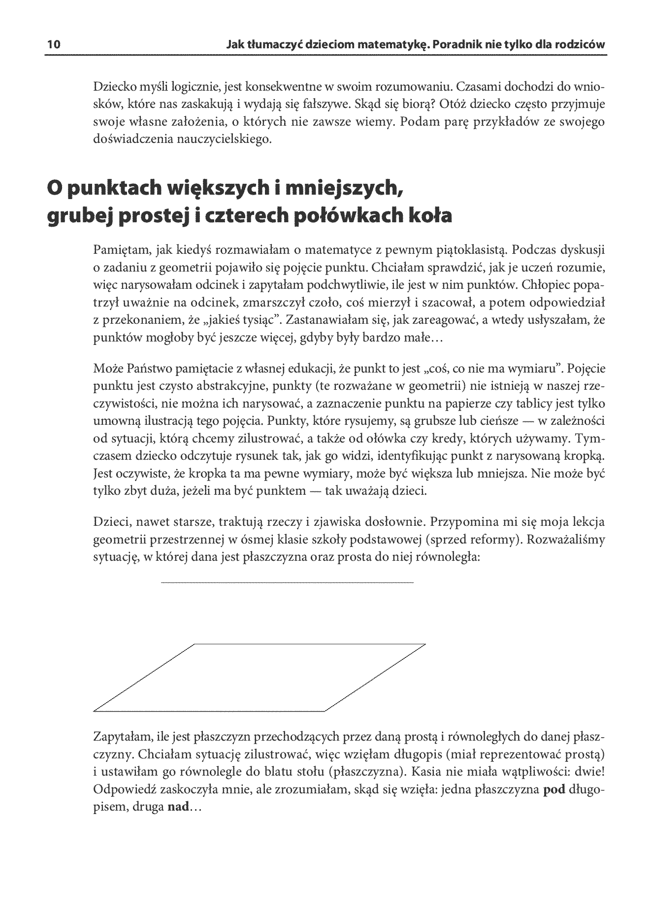 Fragment „Jak tłumaczyć dzieciom matematykę. Poradnik nie tylko dla rodziców” — strona 10 z 28