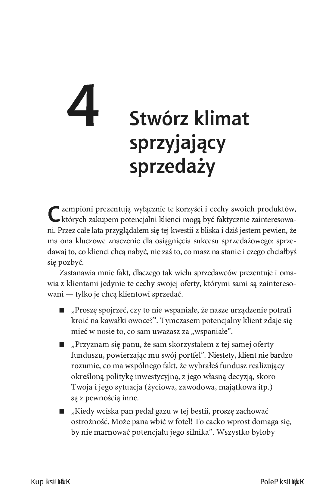 Fragment „Jak osiągnąć mistrzostwo w sztuce sprzedaży” — strona 9 z 30