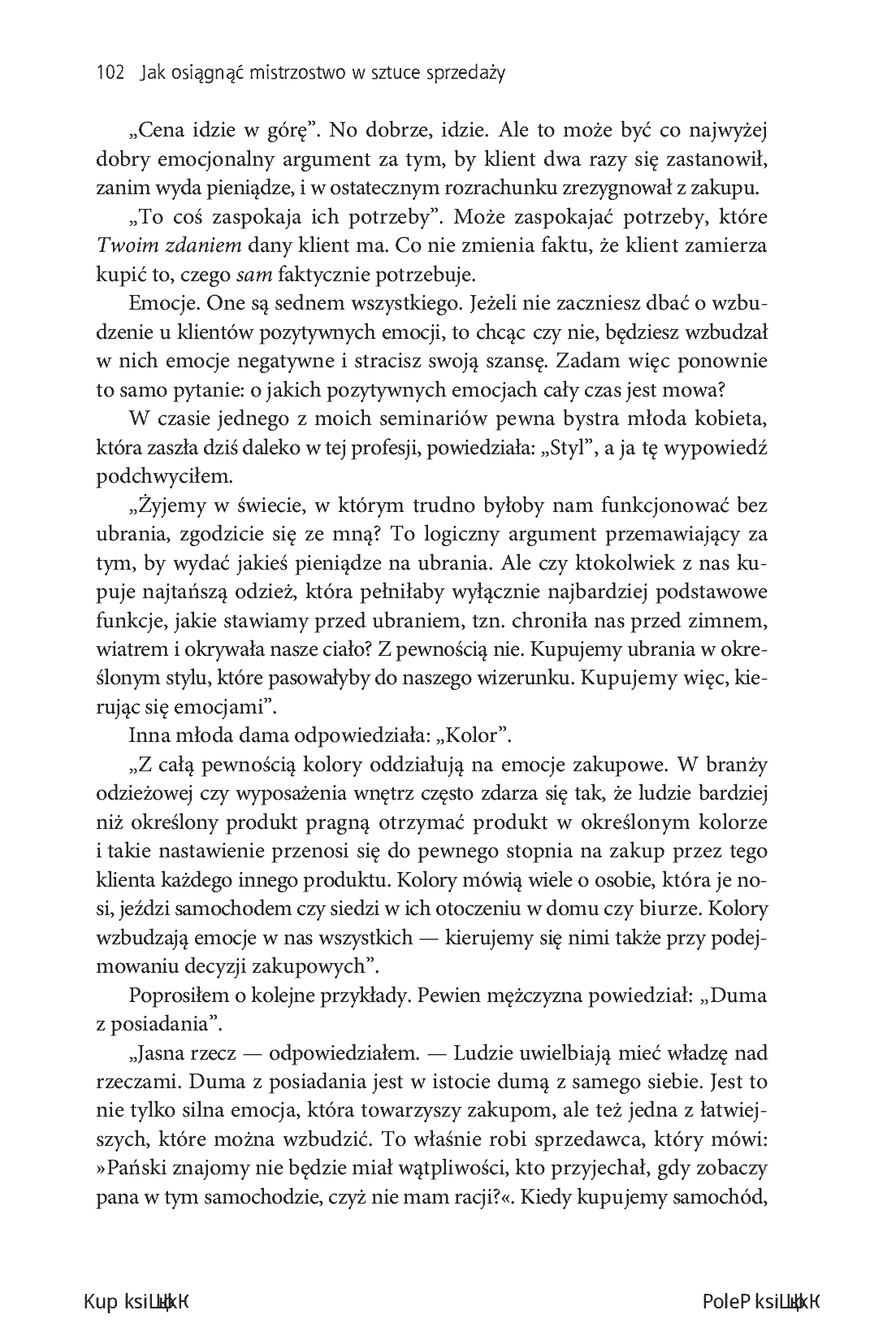 Fragment „Jak osiągnąć mistrzostwo w sztuce sprzedaży” — strona 18 z 30