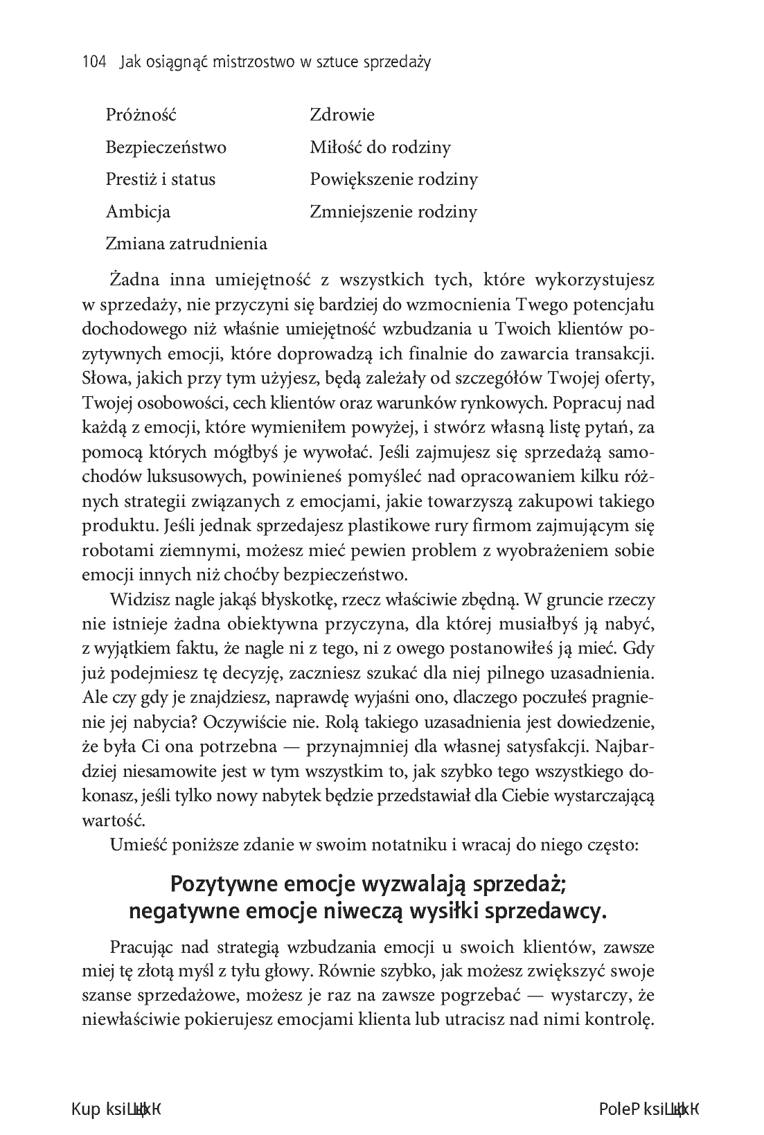 Fragment „Jak osiągnąć mistrzostwo w sztuce sprzedaży” — strona 20 z 30