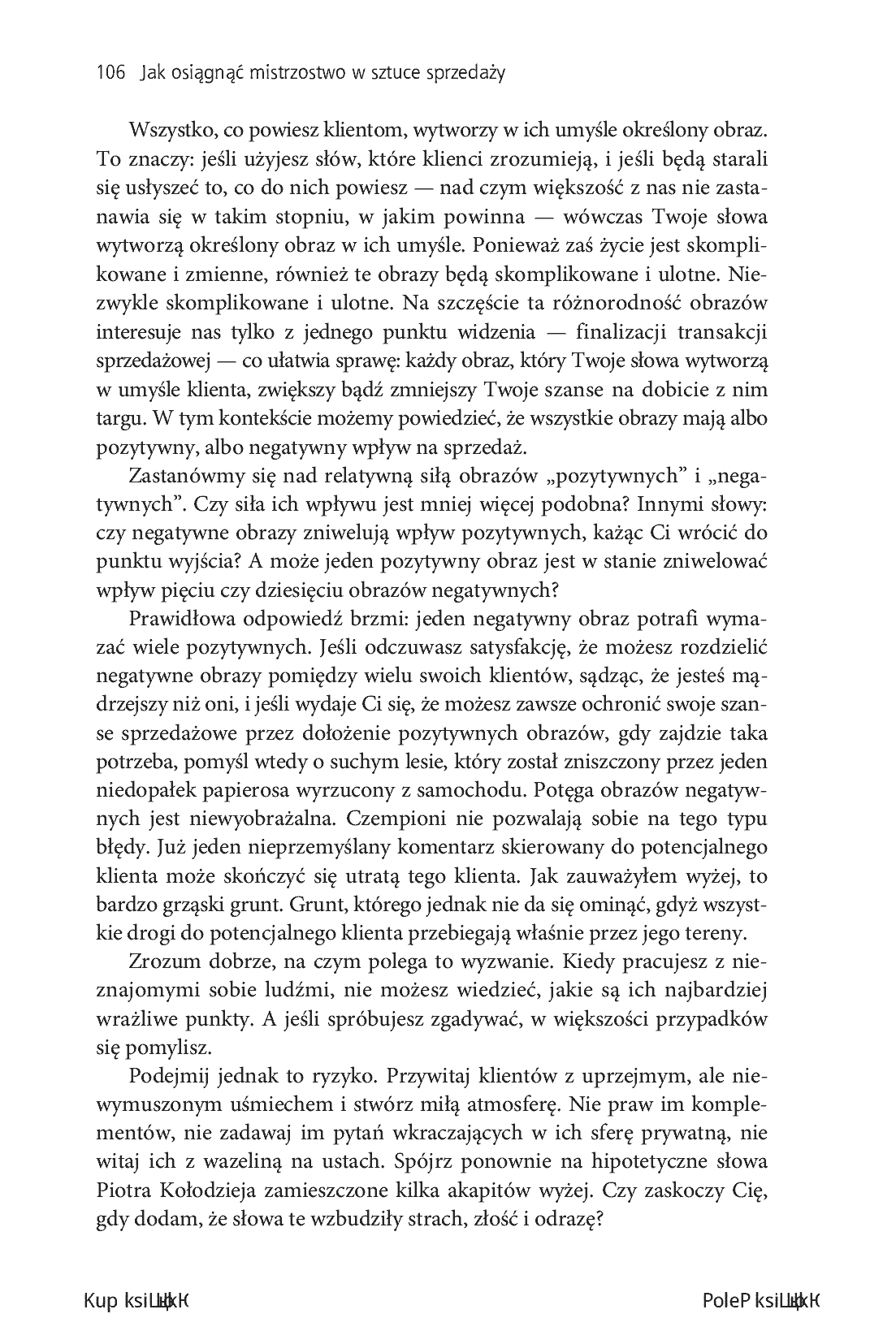 Fragment „Jak osiągnąć mistrzostwo w sztuce sprzedaży” — strona 22 z 30