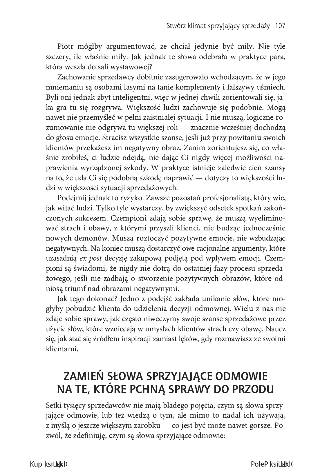 Fragment „Jak osiągnąć mistrzostwo w sztuce sprzedaży” — strona 23 z 30