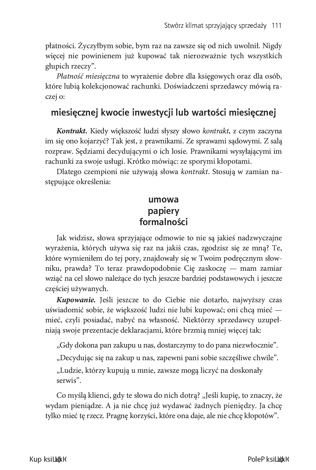 Fragment „Jak osiągnąć mistrzostwo w sztuce sprzedaży” — strona 27 z 30