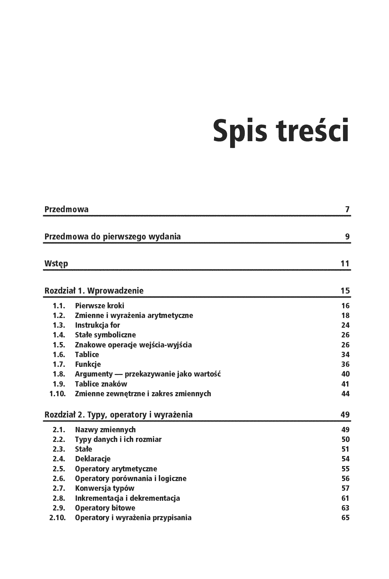 Fragment „Język ANSI C. Programowanie. Wydanie II” — strona 3 z 30