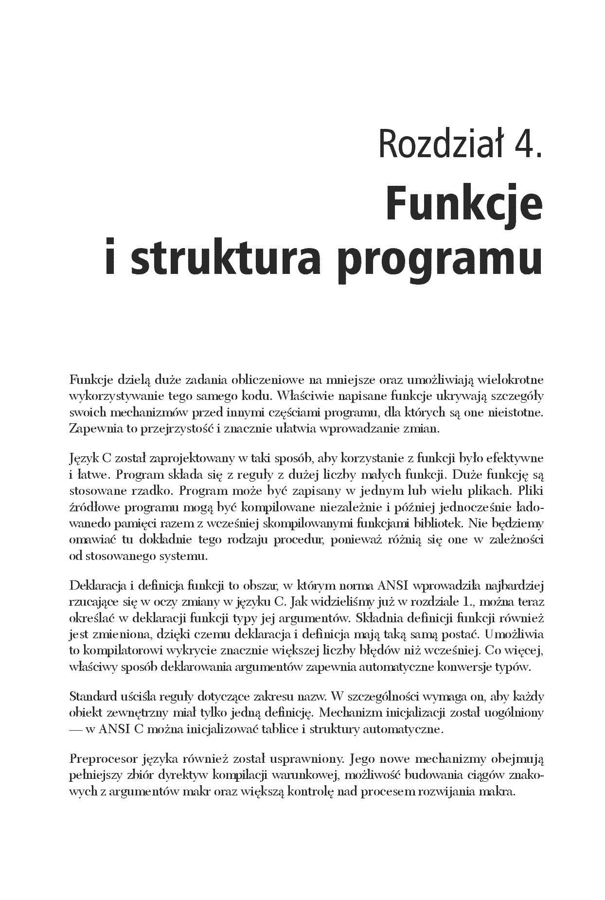 Fragment „Język ANSI C. Programowanie. Wydanie II” — strona 7 z 30