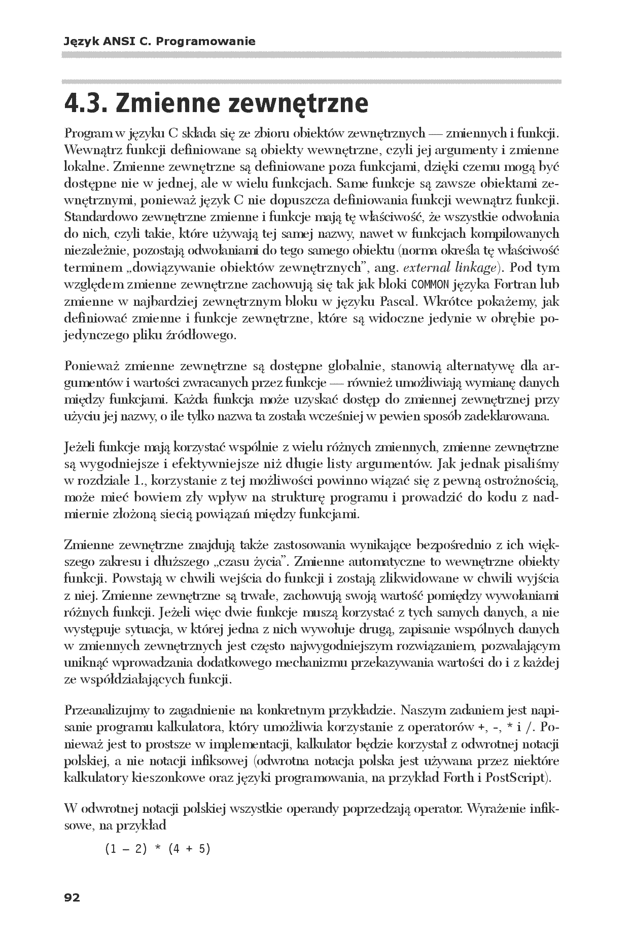 Fragment „Język ANSI C. Programowanie. Wydanie II” — strona 14 z 30