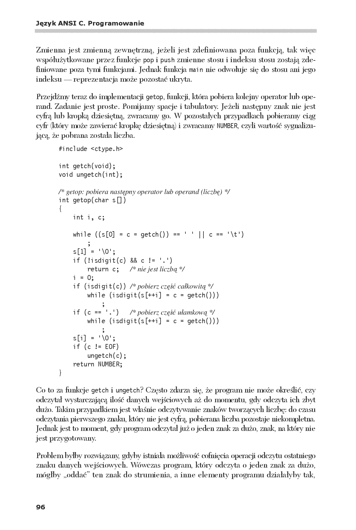 Fragment „Język ANSI C. Programowanie. Wydanie II” — strona 18 z 30