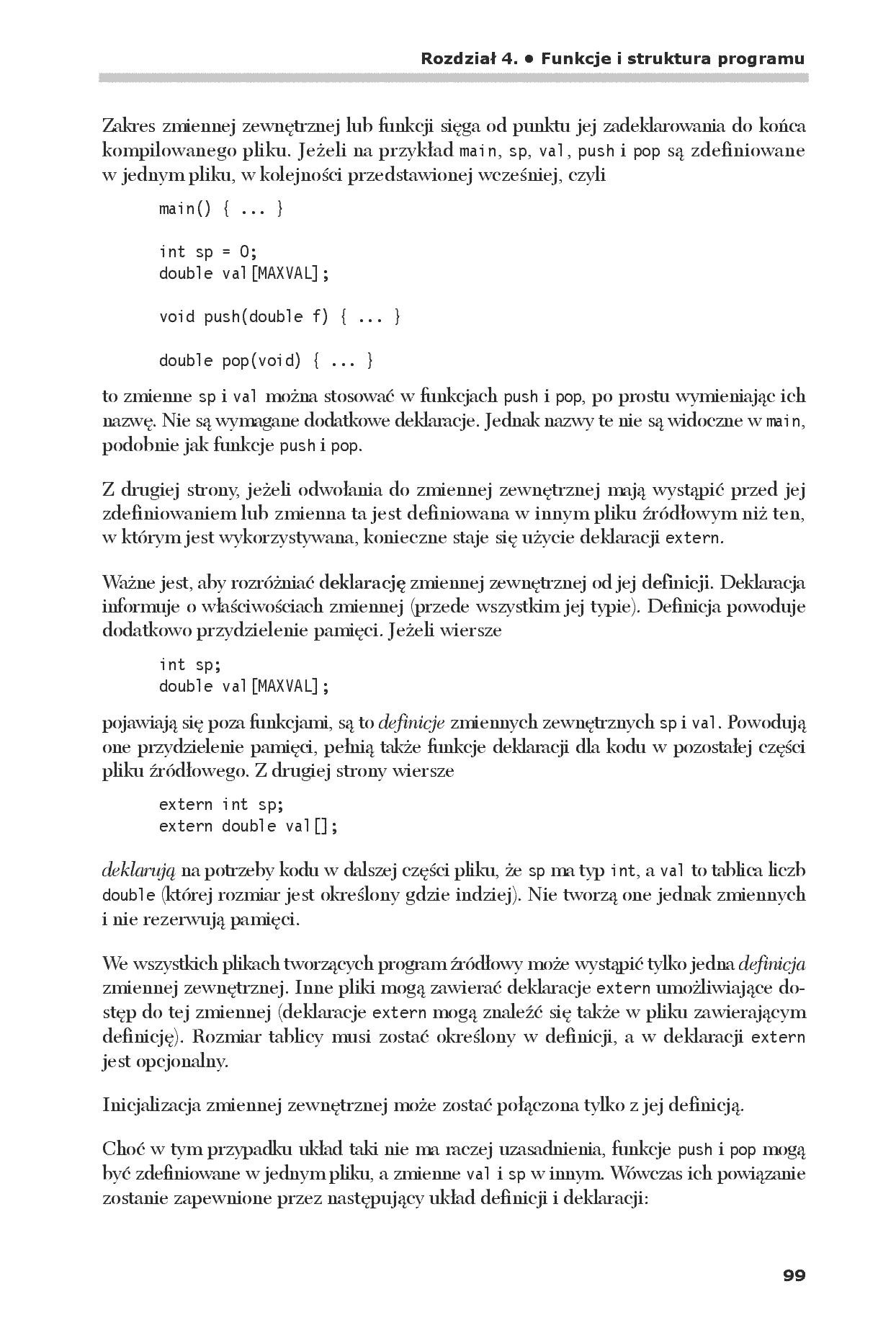 Fragment „Język ANSI C. Programowanie. Wydanie II” — strona 21 z 30