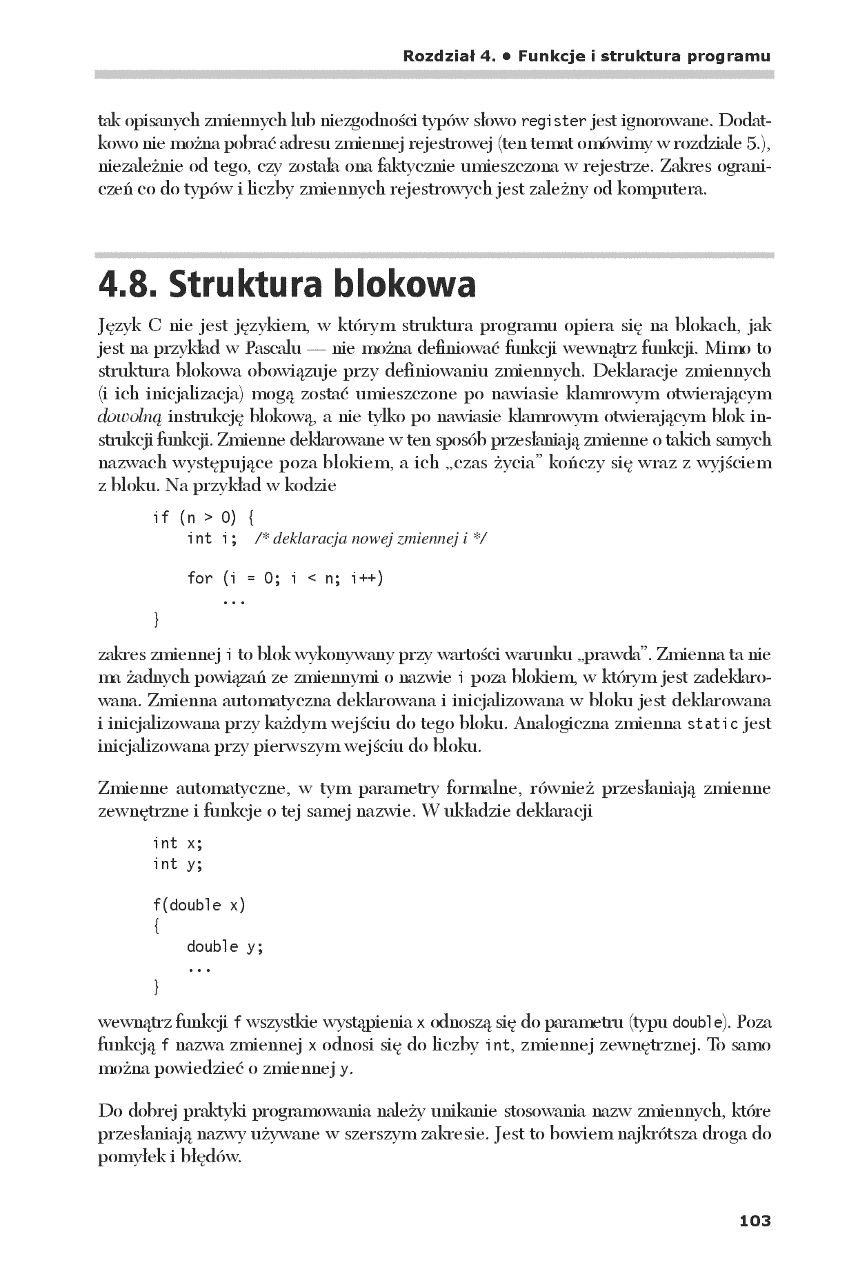 Fragment „Język ANSI C. Programowanie. Wydanie II” — strona 25 z 30