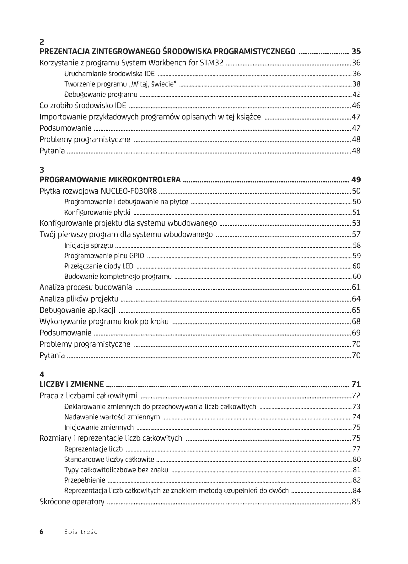 Fragment „Język C w programowaniu urządzeń. Praktyczna nauka tworzenia kodu dla systemów wbudowanych” — strona 4 z 30