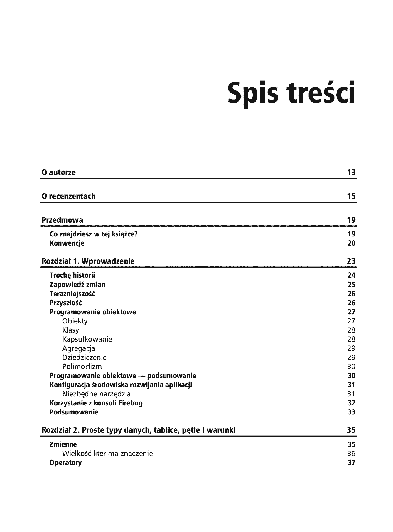 Fragment „JavaScript. Programowanie obiektowe” — strona 2 z 30