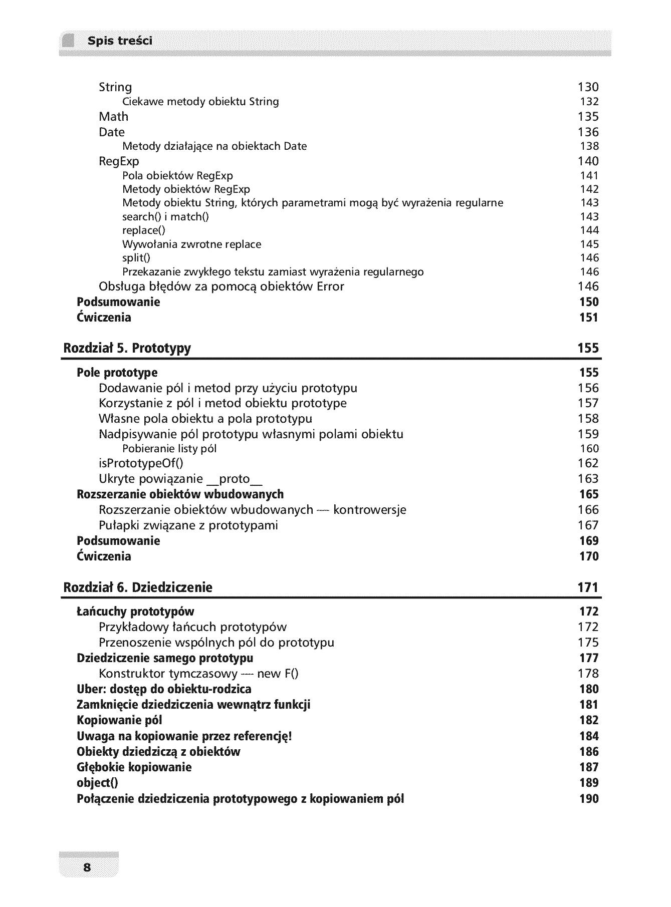 Fragment „JavaScript. Programowanie obiektowe” — strona 5 z 30