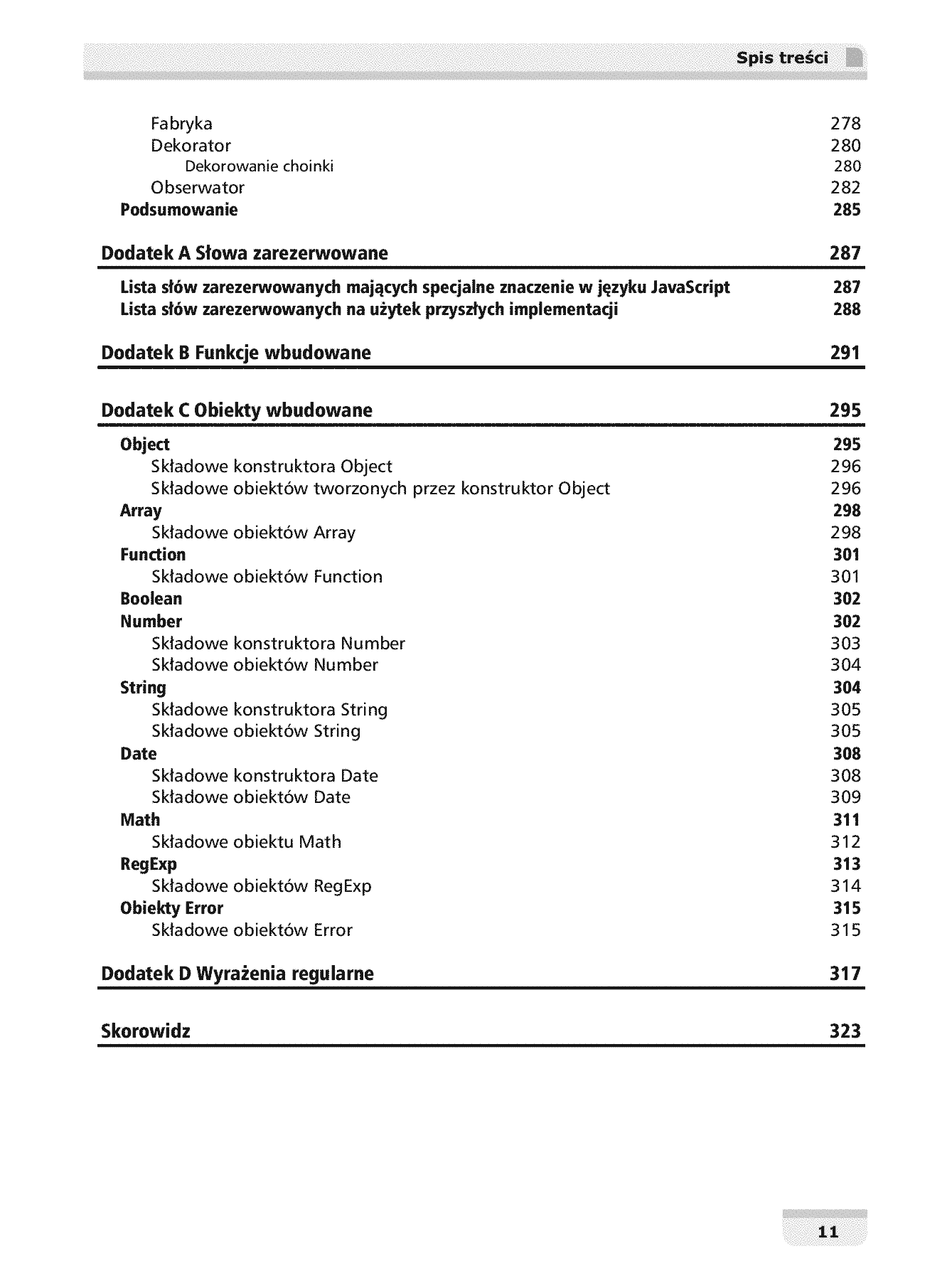 Fragment „JavaScript. Programowanie obiektowe” — strona 8 z 30